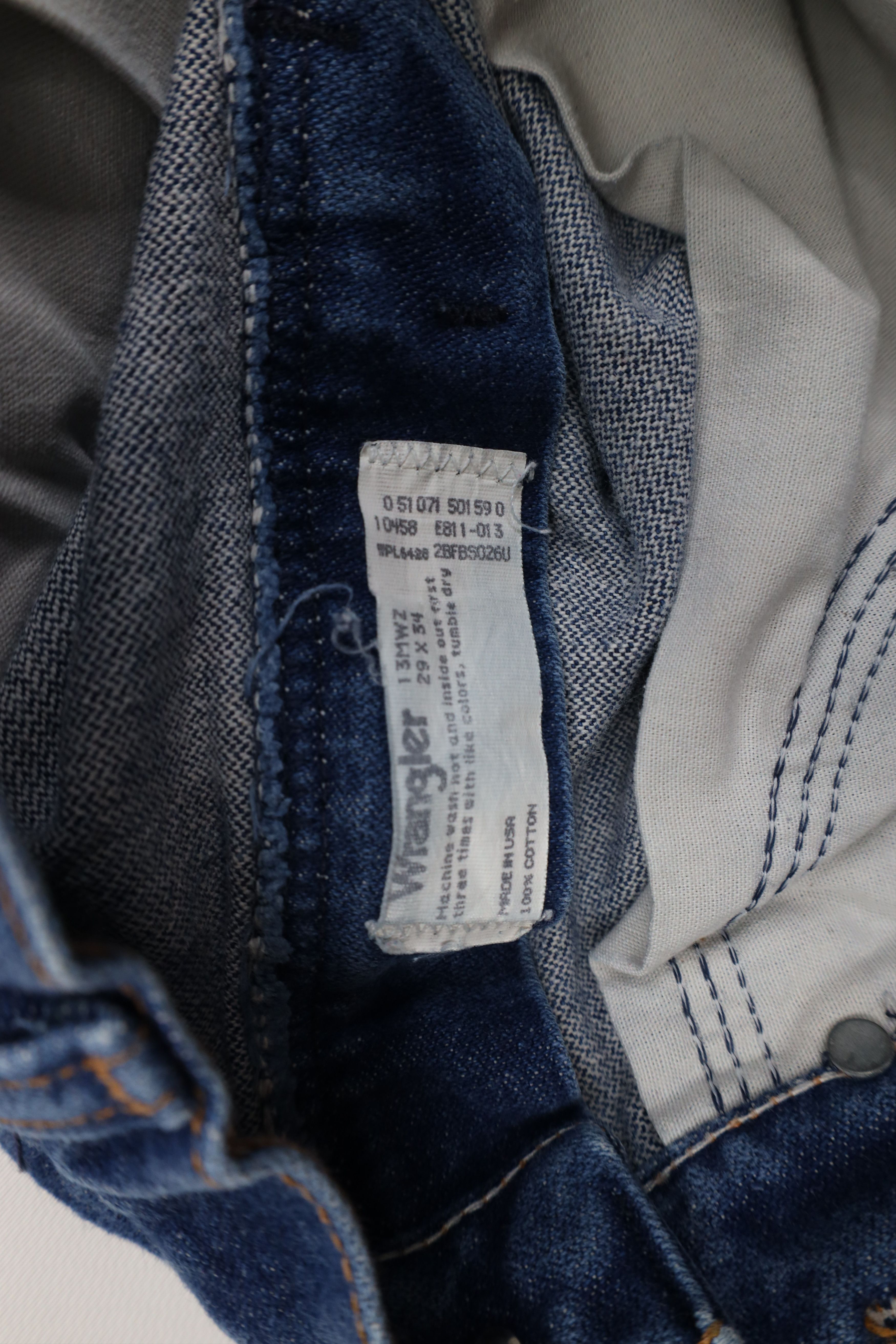 Wrangler Vintage 90s Wrangler Western Straight Leg Denim Jeans USA Size US 29 - 8 Thumbnail