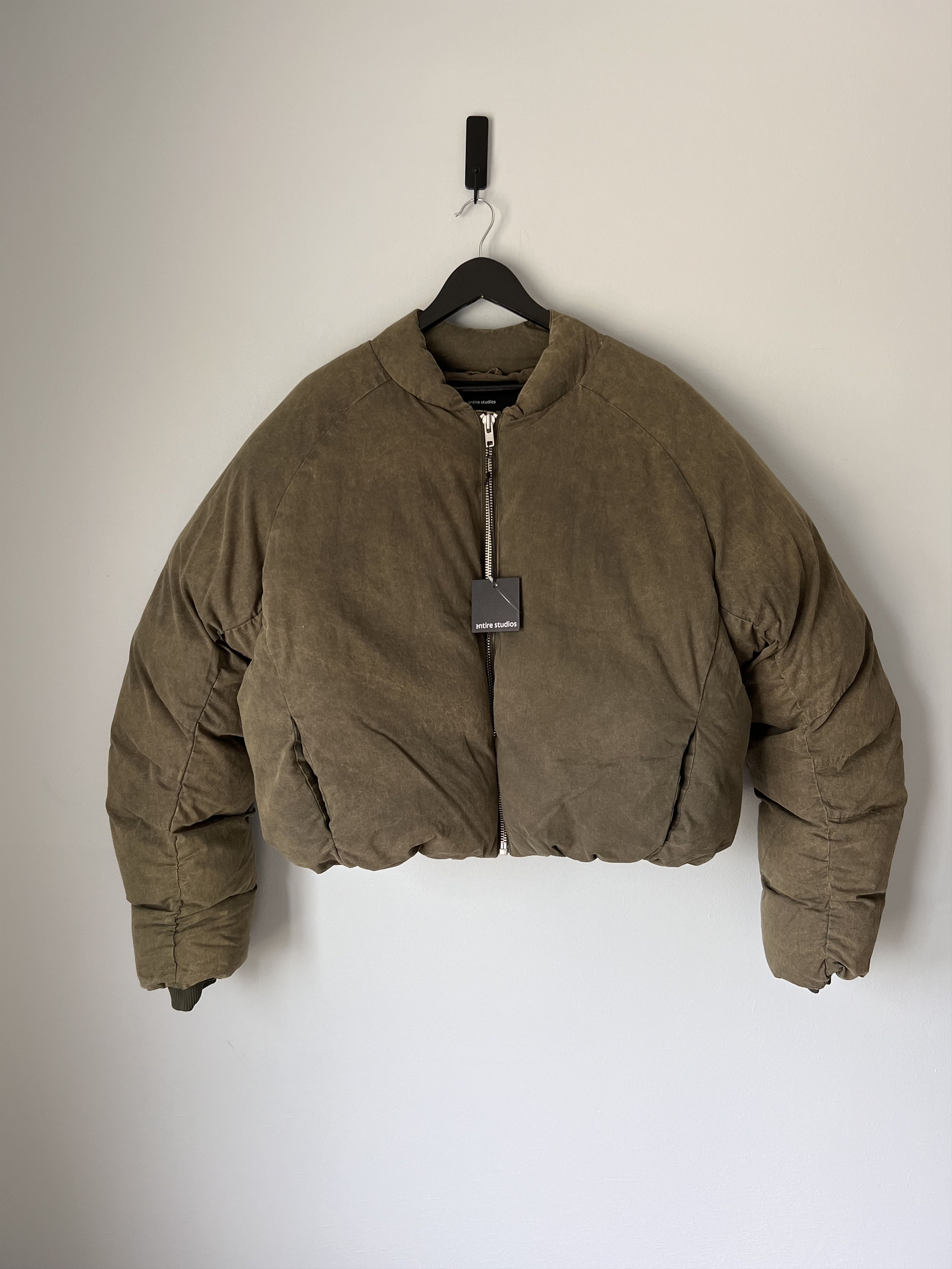 Entire Studios Entire Studios Pillow Bomber Jacket in Khaki | Grailed