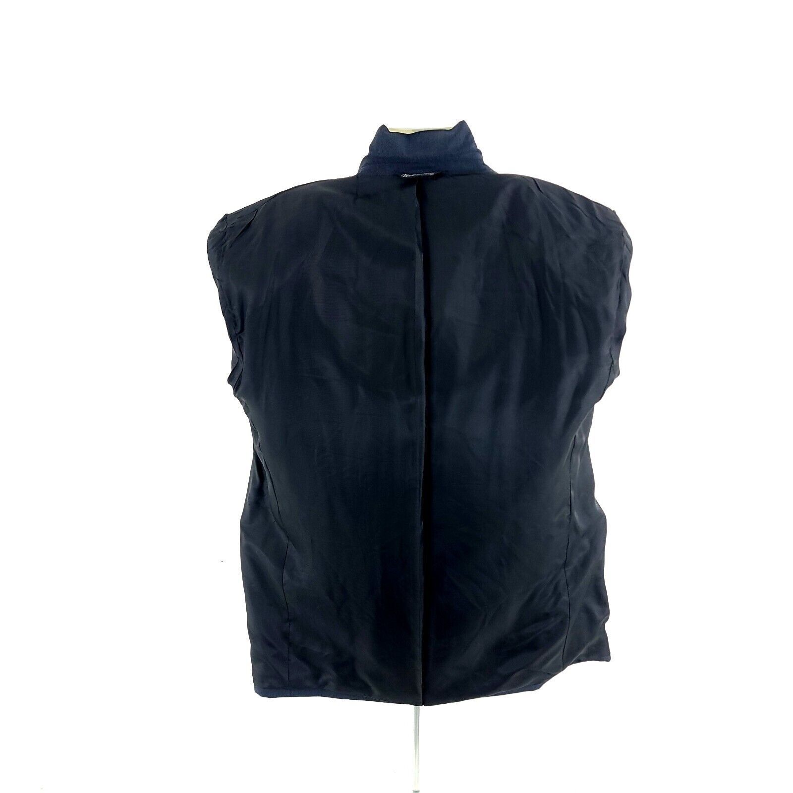 Robert Villini Roberto Villini Italy Zignone Wool 3 Button Sharkskin Blue B Size 42L - 14 Thumbnail