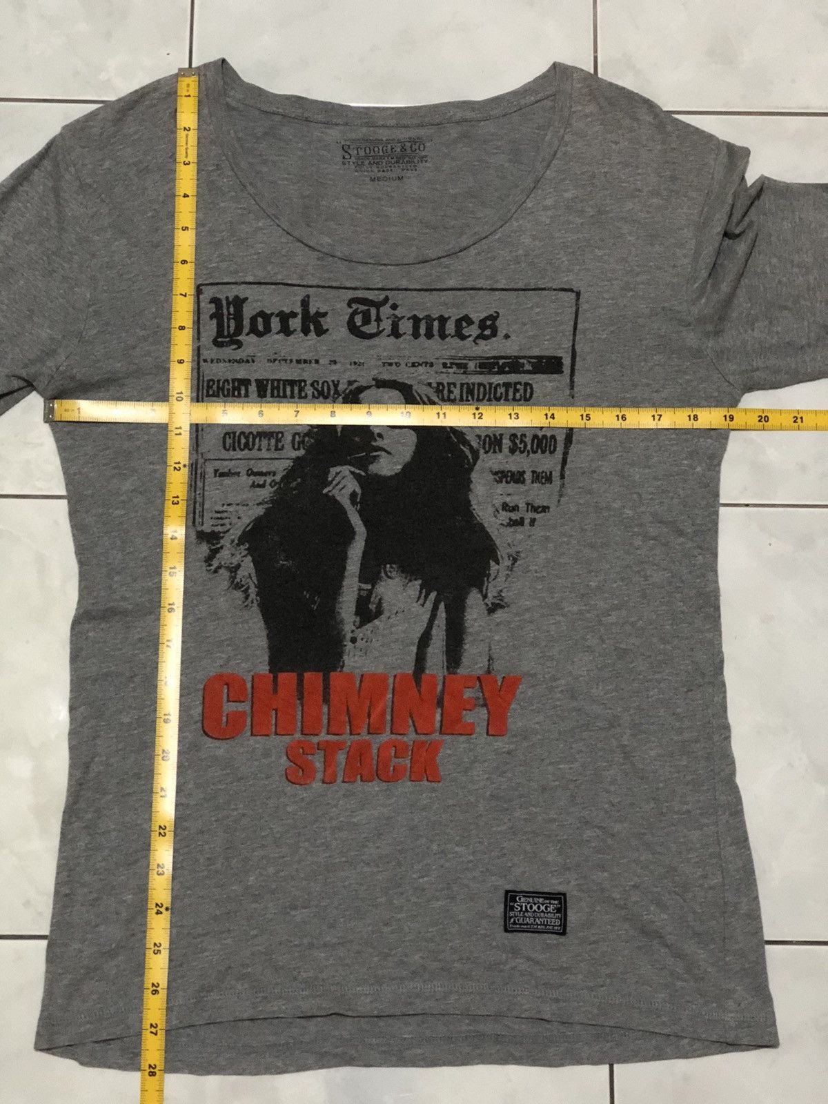 Japanese Brand Chimney Stack Hysteric Glamour Style Newspaper Longsleeves Size US M / EU 48-50 / 2 - 21 Thumbnail
