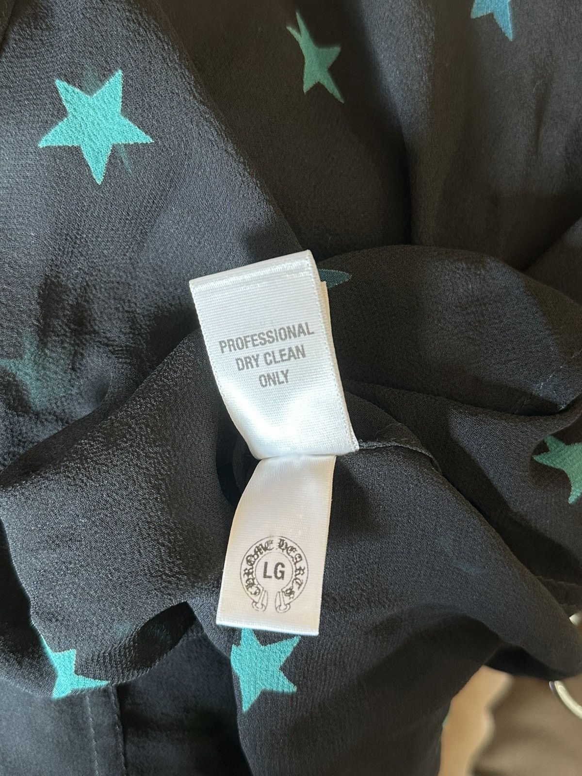 Chrome Hearts CHROME HEARTS SILK STAR BUTTON UP Size L / US 10 / IT 46 - 7 Thumbnail