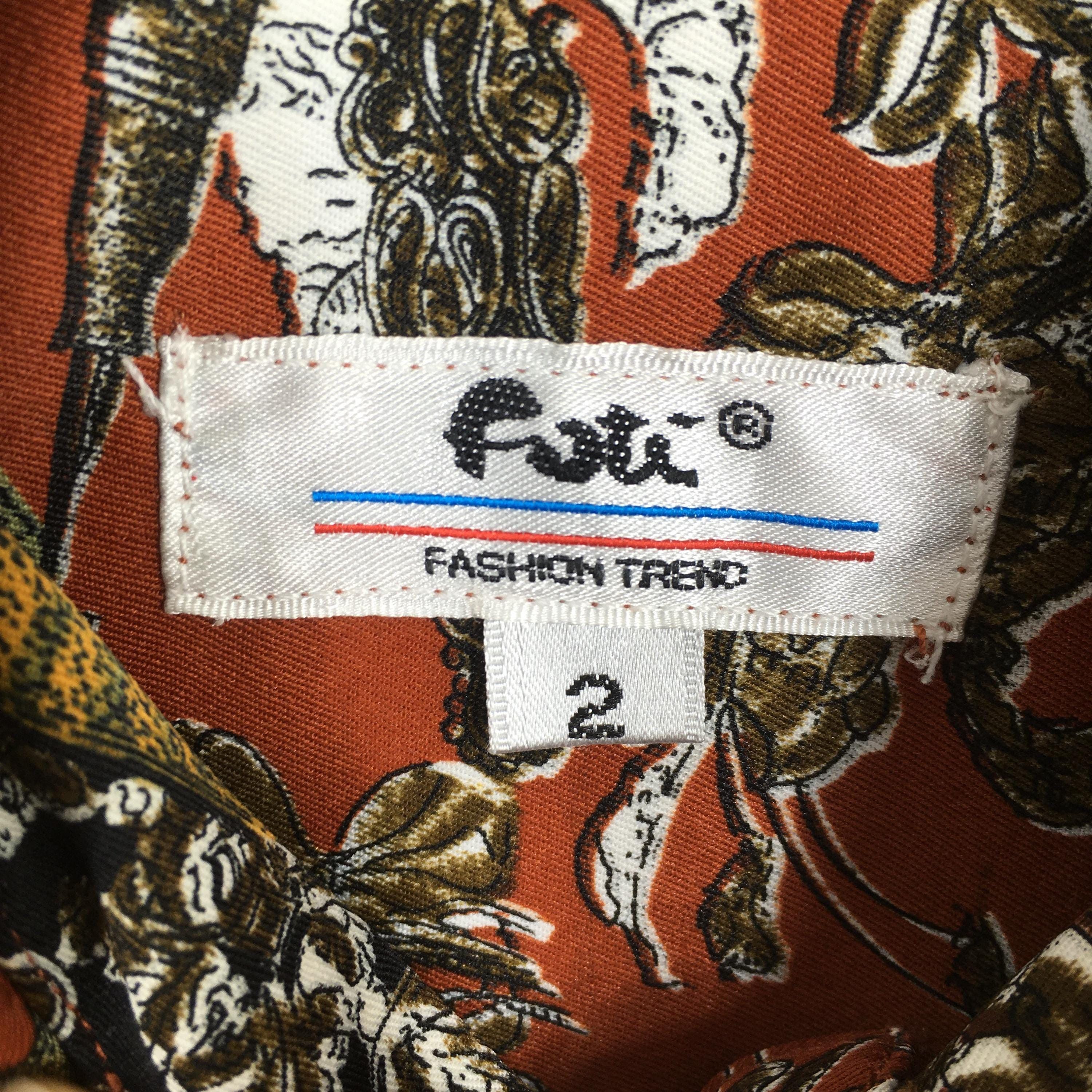 Flannel Vintage 90's Baroque Renaissance Casual Shirt Medium Size US M / EU 48-50 / 2 - 5 Thumbnail