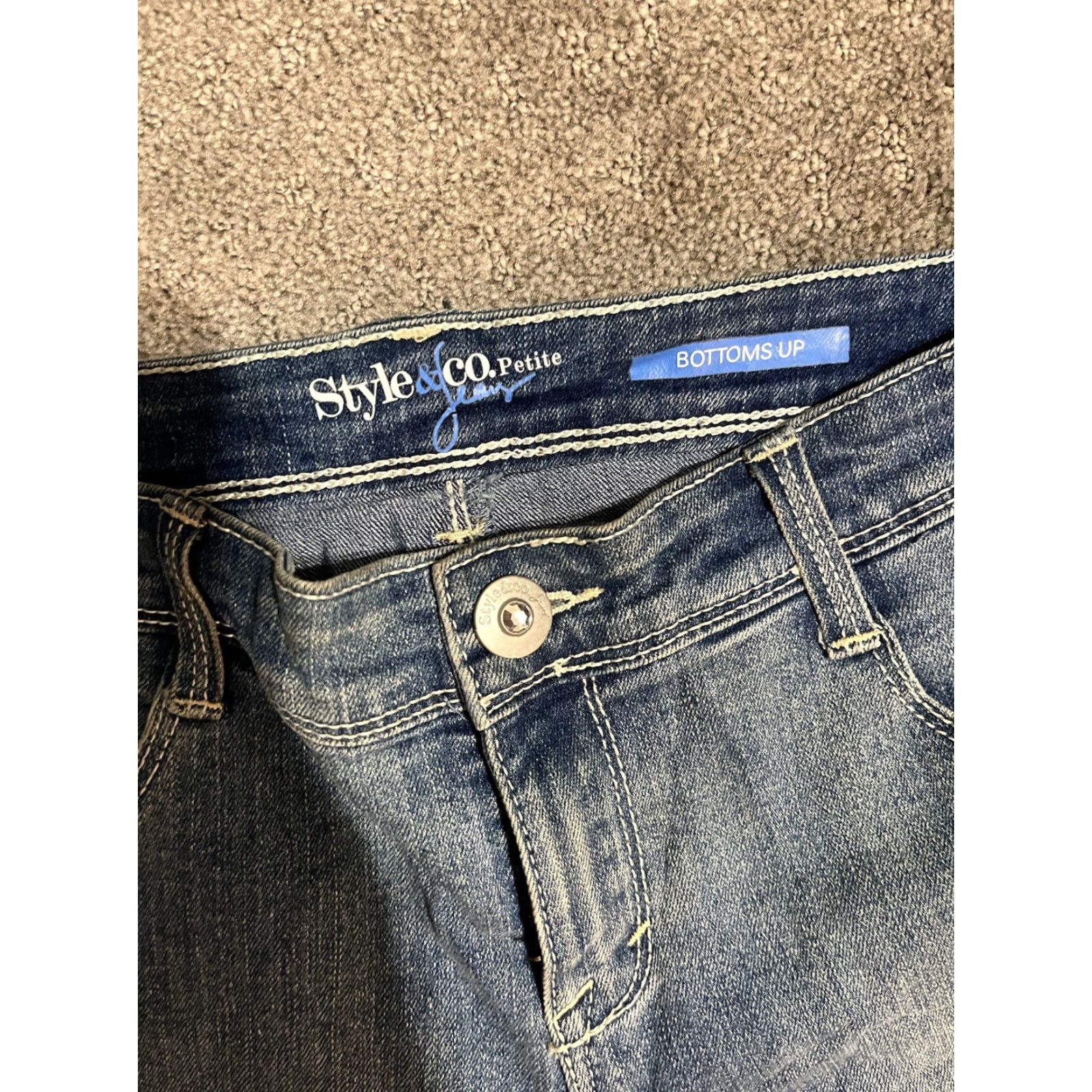 Vintage Style & Co. Jeans Capri Women's 6P Blue 5-Pocket Mid Rise Medium Wash Size 28" / US 6 / IT 42 - 5 Thumbnail
