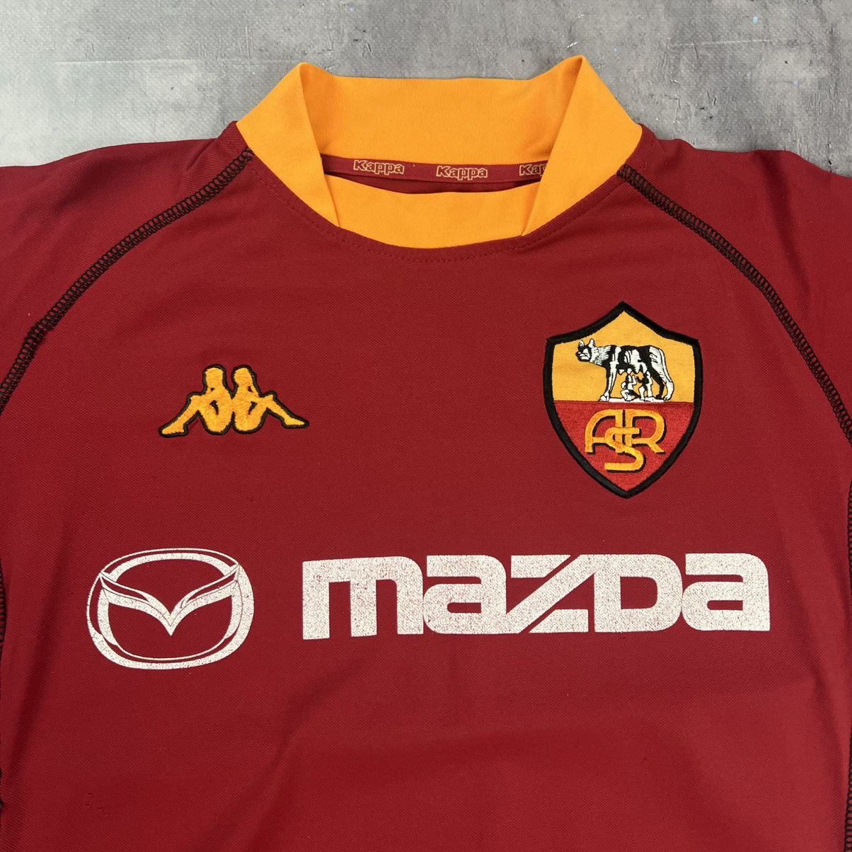Kappa Rare! AS Roma Kappa Soccer Jersey Shirt Vintage 00s Size US L / EU 52-54 / 3 - 4 Thumbnail