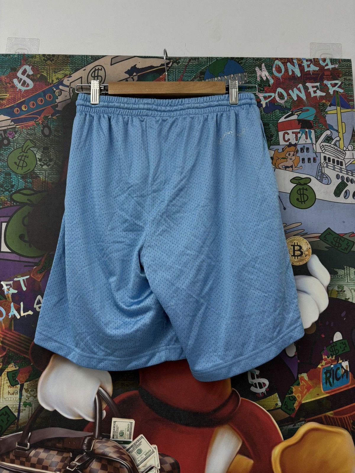 Chrome Hearts Chrome hearts baby blue mesh shorts large Size US 34 / EU 50 - 2 Thumbnail