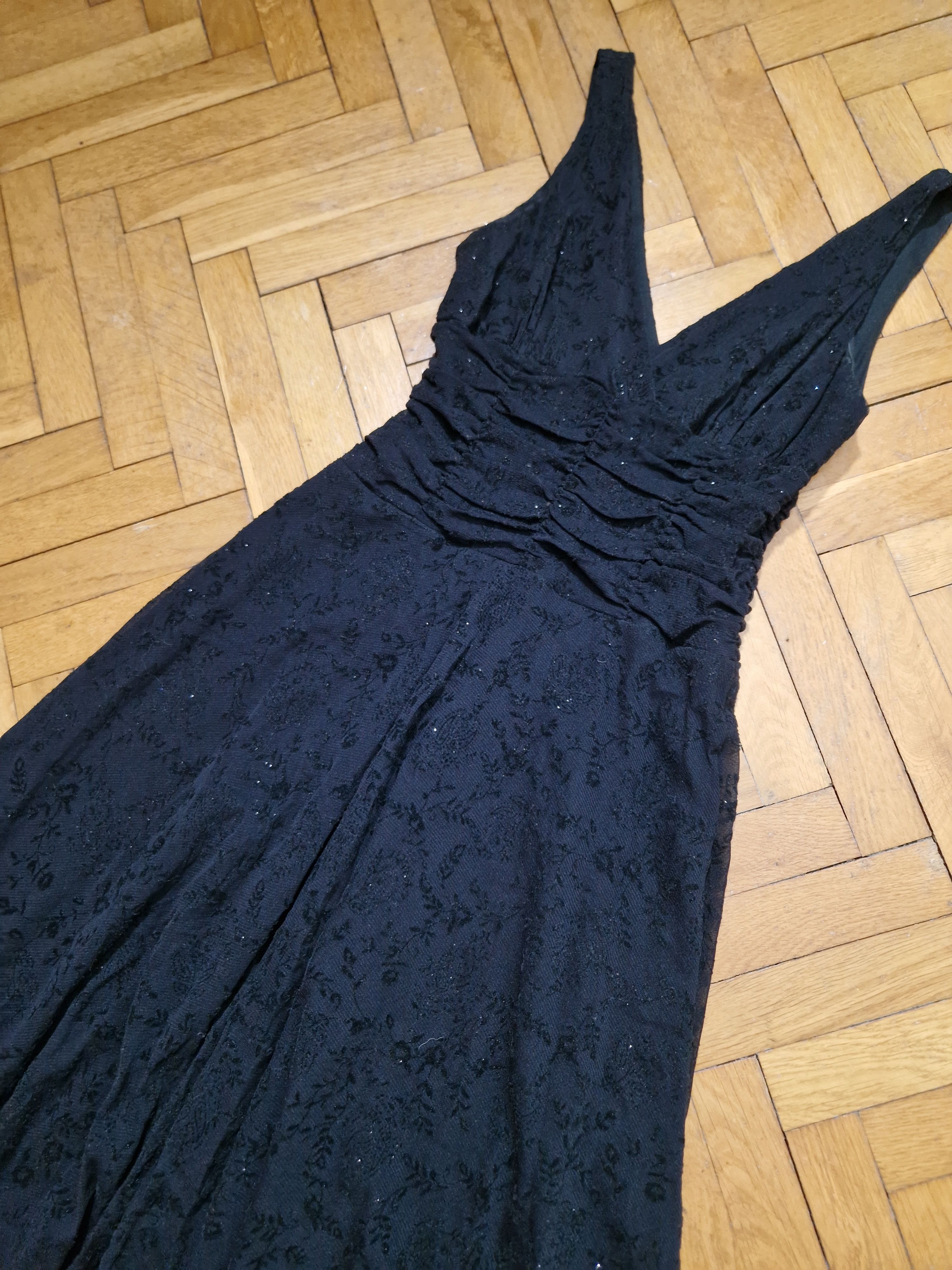 If Six Was Nine × Vintage vintage black lace floral dress Size M / US 6-8 / IT 42-44 - 8 Thumbnail