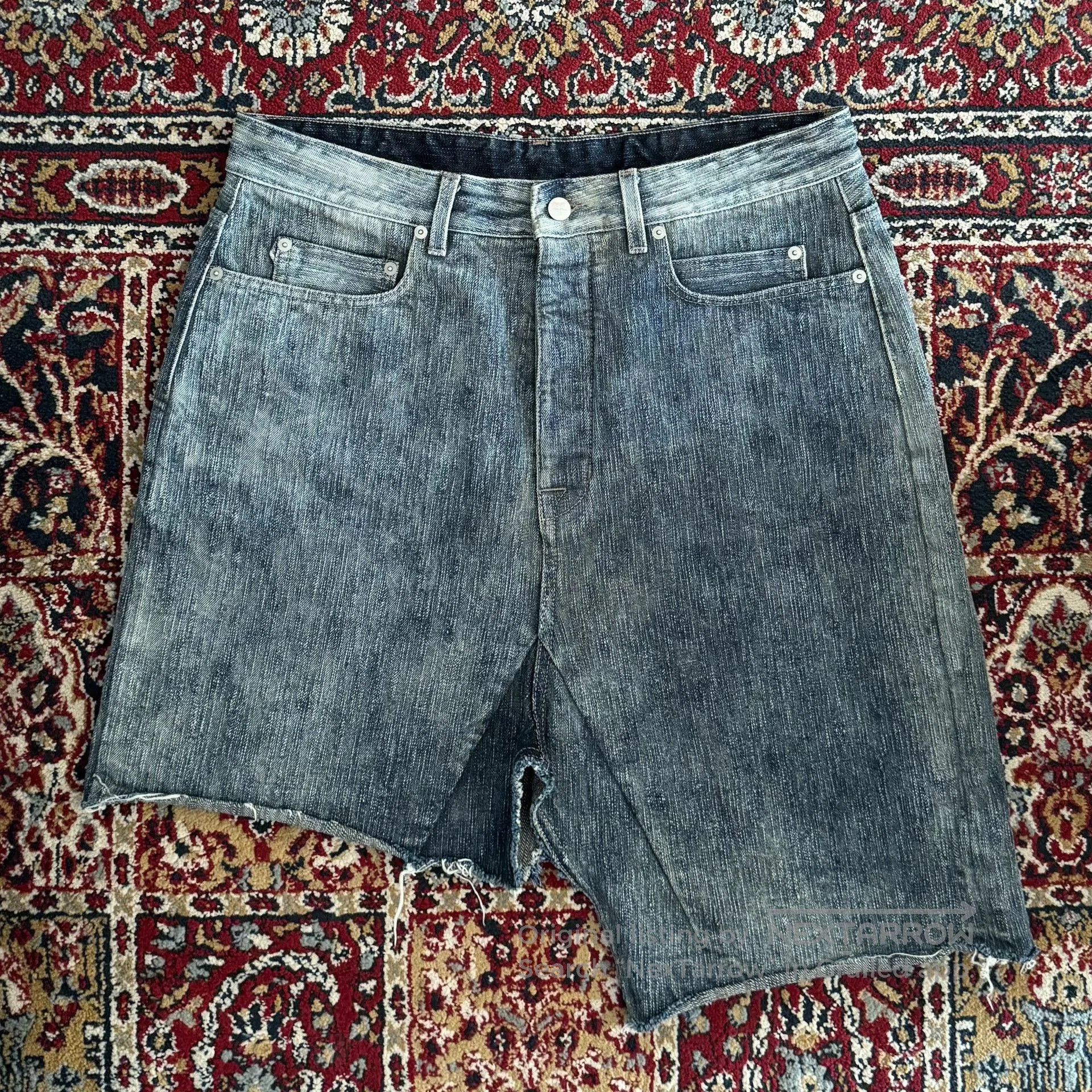 Rick Owens Rick Owens 19SS Mainline Slub Denim Skirt. Size US 32 / EU 48 - 1 Thumbnail
