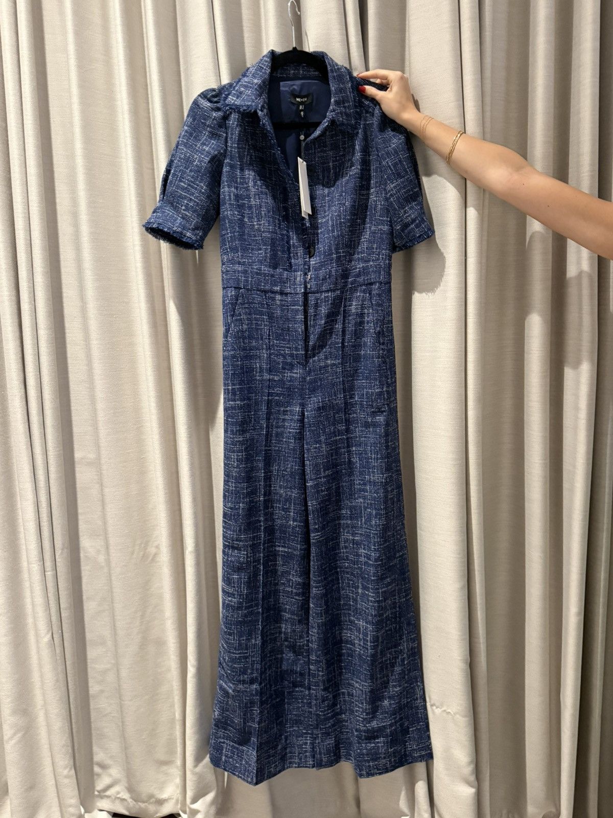 ME+EM Tweed Jumpsuit Size 27" / US 4 / IT 40 - 1 Thumbnail
