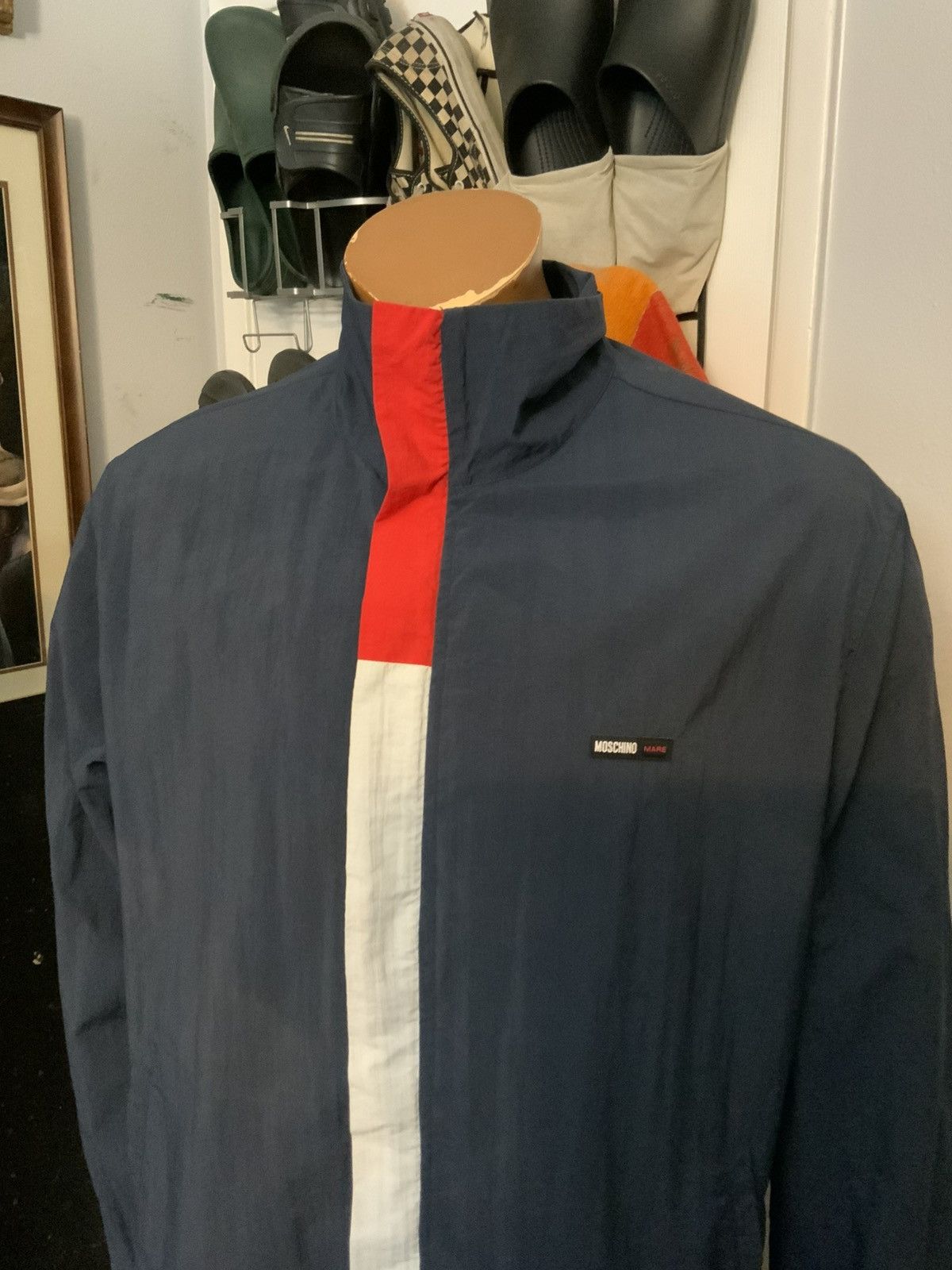 Moschino Moschino Mare Made In Italy Windbreaker Zip Track Jacket Size US M / EU 48-50 / 2 - 10 Thumbnail