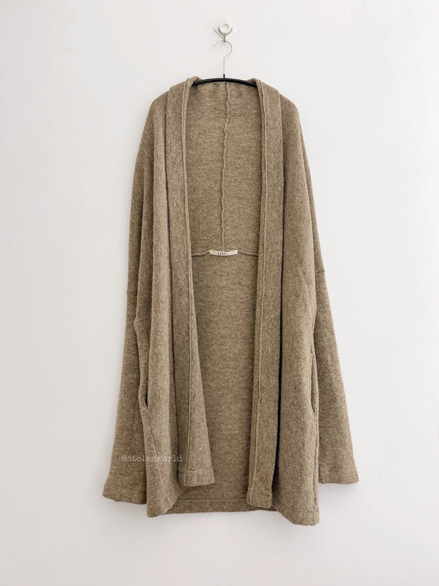 Limi Feu Limi Feu Oatmeal Camel Slouchy Knit Cardigan Size S / US 4 / IT 40 - 6 Thumbnail