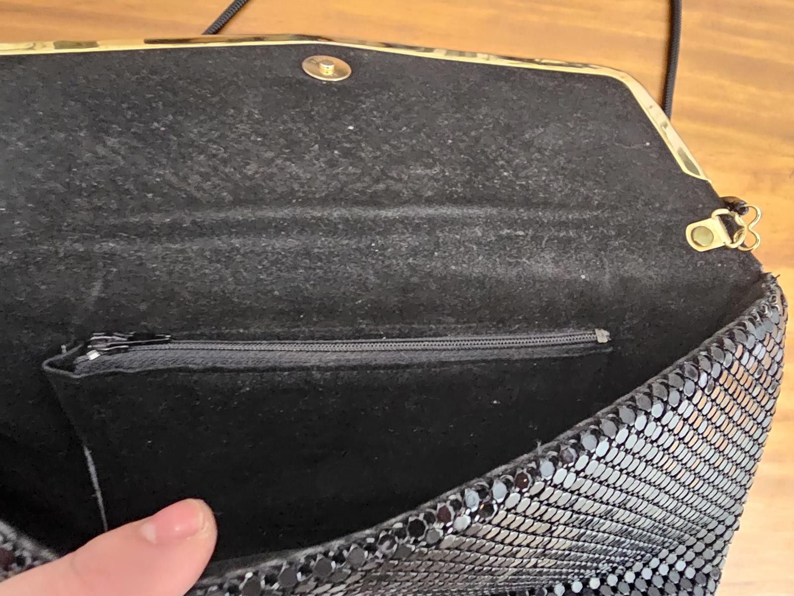 Other Sequin Clutch Bag Black Womens Vintage Size ONE SIZE - 3 Thumbnail