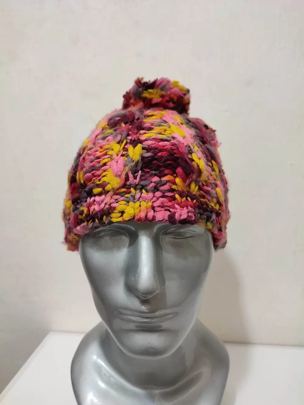 Other Unknown Multicolour Knitted Beanie Hats Size ONE SIZE - 2 Thumbnail
