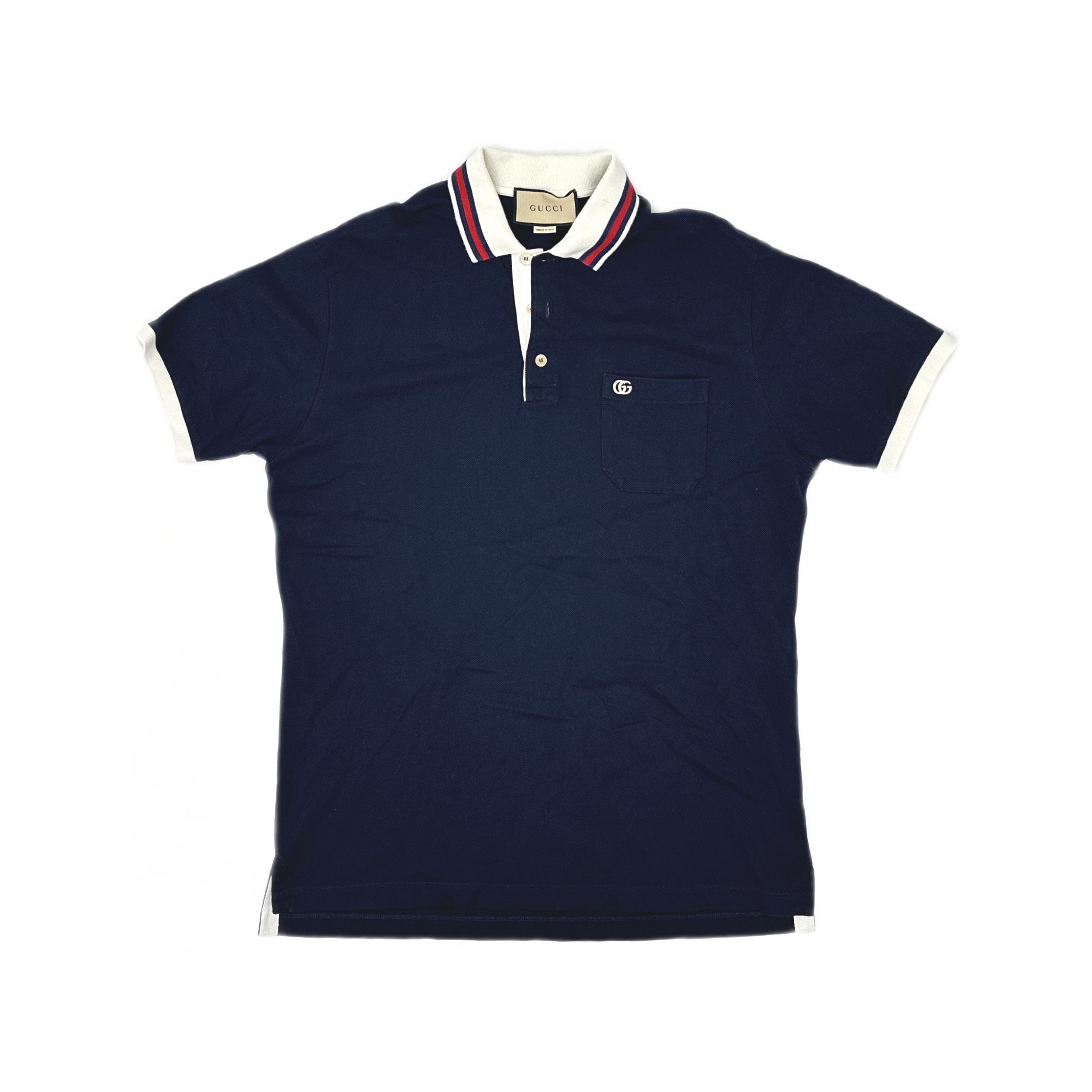 Gucci Gucci Logo Patch Polo Shirt Size M Size US M / EU 48-50 / 2 - 1 Thumbnail