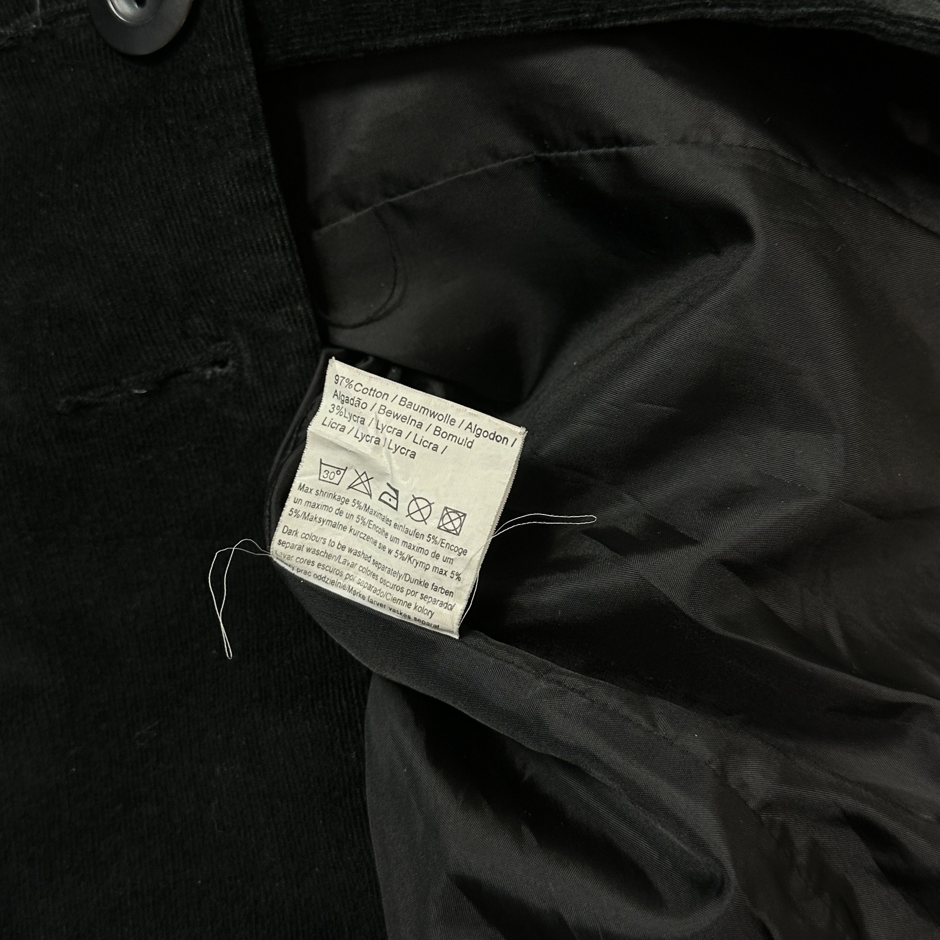 Vintage Vintage Avant Garde Grunge Opium Velvet Fitted Blazer Y2K Size M / US 6-8 / IT 42-44 - 6 Thumbnail