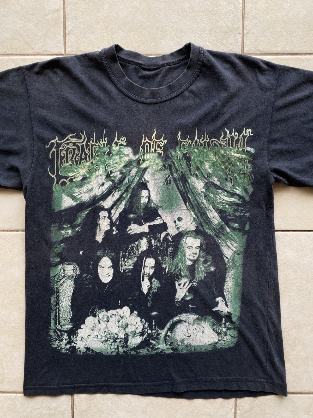 Vintage Vintage 90’s Cradle of Filth Faded Euro Boot Tee Medium Size US M / EU 48-50 / 2 - 3 Thumbnail