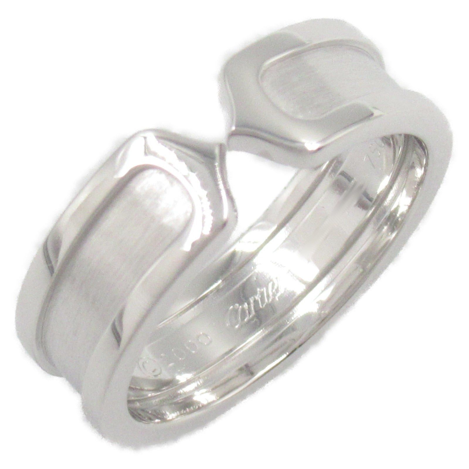 Cartier Cartier C2 Ring K18Wg (White Gold) Silver Size ONE SIZE - 1 Thumbnail