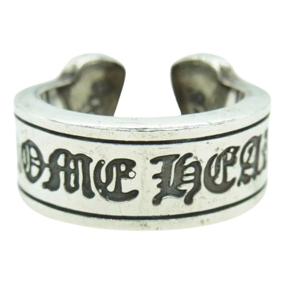 Chrome Hearts 10.5 CHROME HEARTS LARGE SCROLL LABEL RING silver Size ONE SIZE - 1 Thumbnail