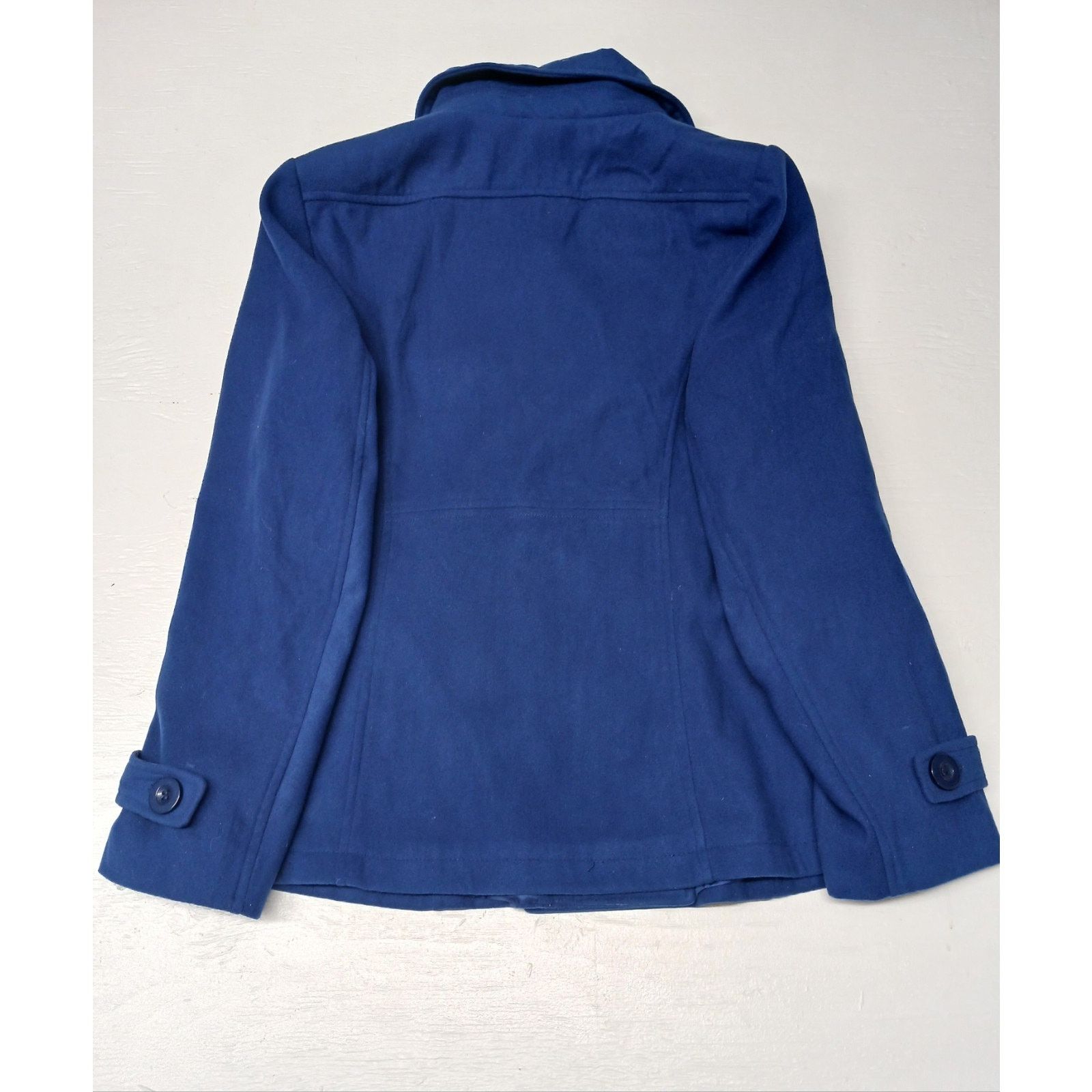 Other Neyelle (XL)Women's Blue Mid Length Wool Over Coat Size US XL / EU 56 / 4 - 7 Thumbnail