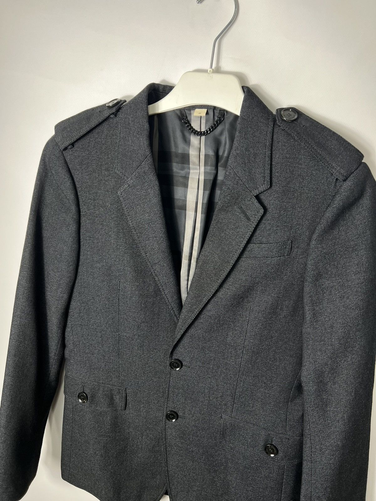 Burberry Vintage luxury designer Burberry London Size 46 Size 46R - 2 Thumbnail