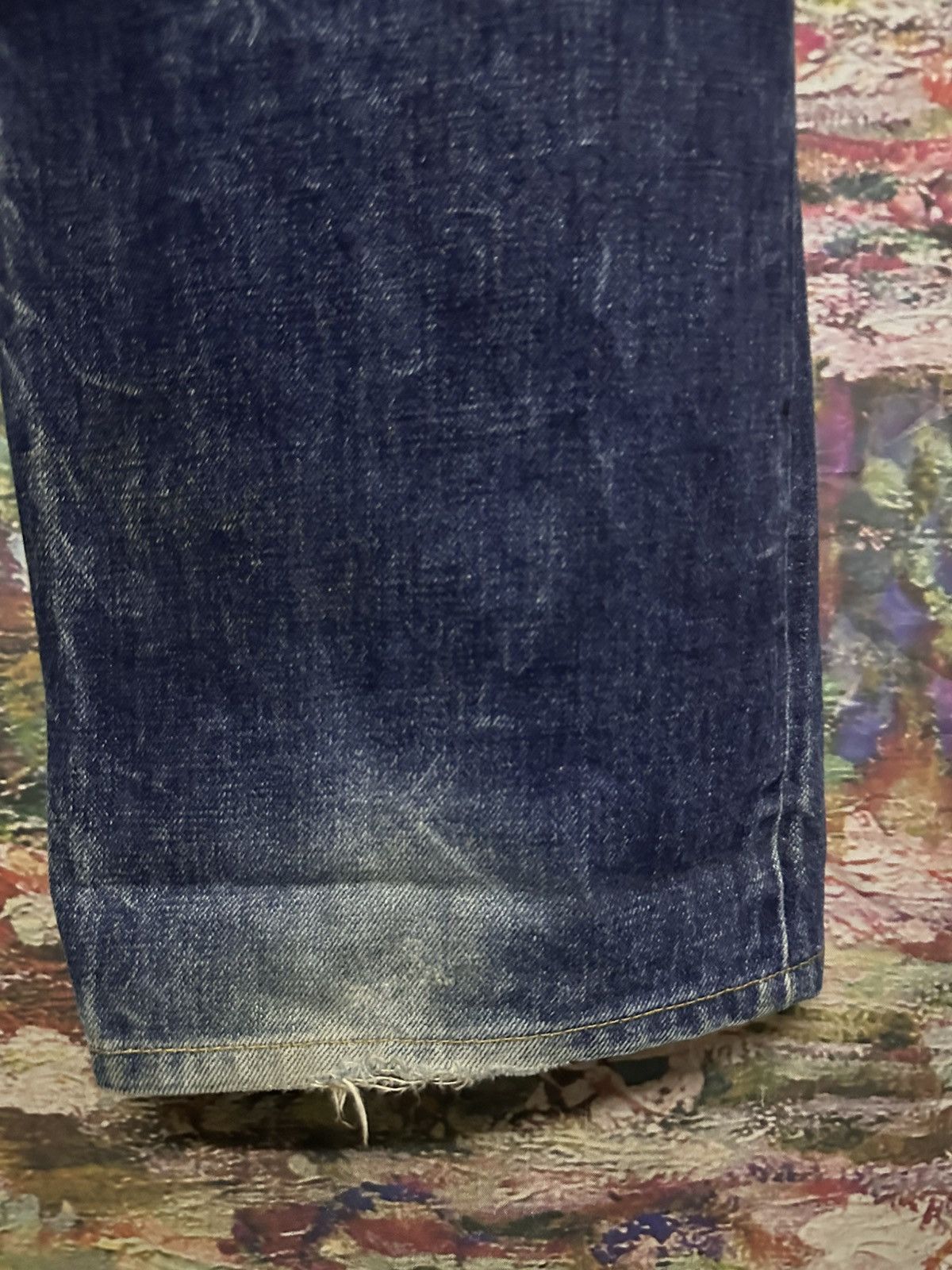 Japanese Brand Vintage Blue Way Jeans Size US 32 / EU 48 - 11 Thumbnail