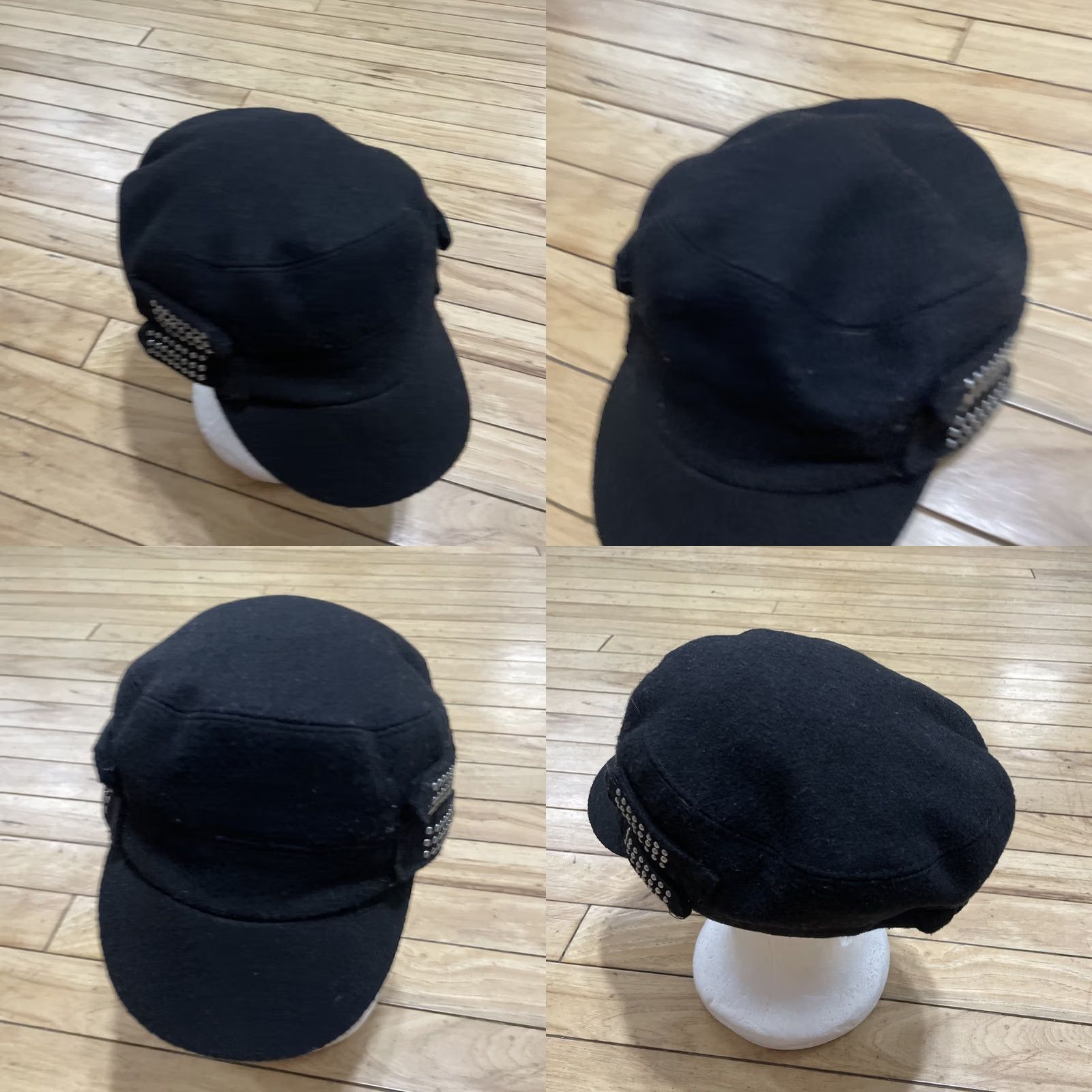 Vintage VINTAGE Icing Bejeweled Cadet Cap Wool Black Rave Goth Scene Grunge Adult OS Rare Cap Womens OS Black Wool Vintage Icing Cadet Cap Bejeweled Size ONE SIZE - 10 Thumbnail