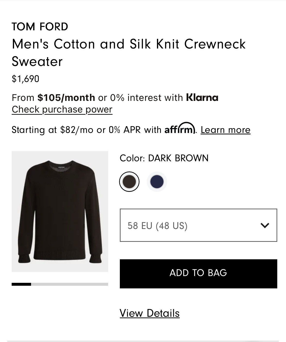 Tom Ford Tom Ford long sleeve Size US M / EU 48-50 / 2 - 5 Thumbnail