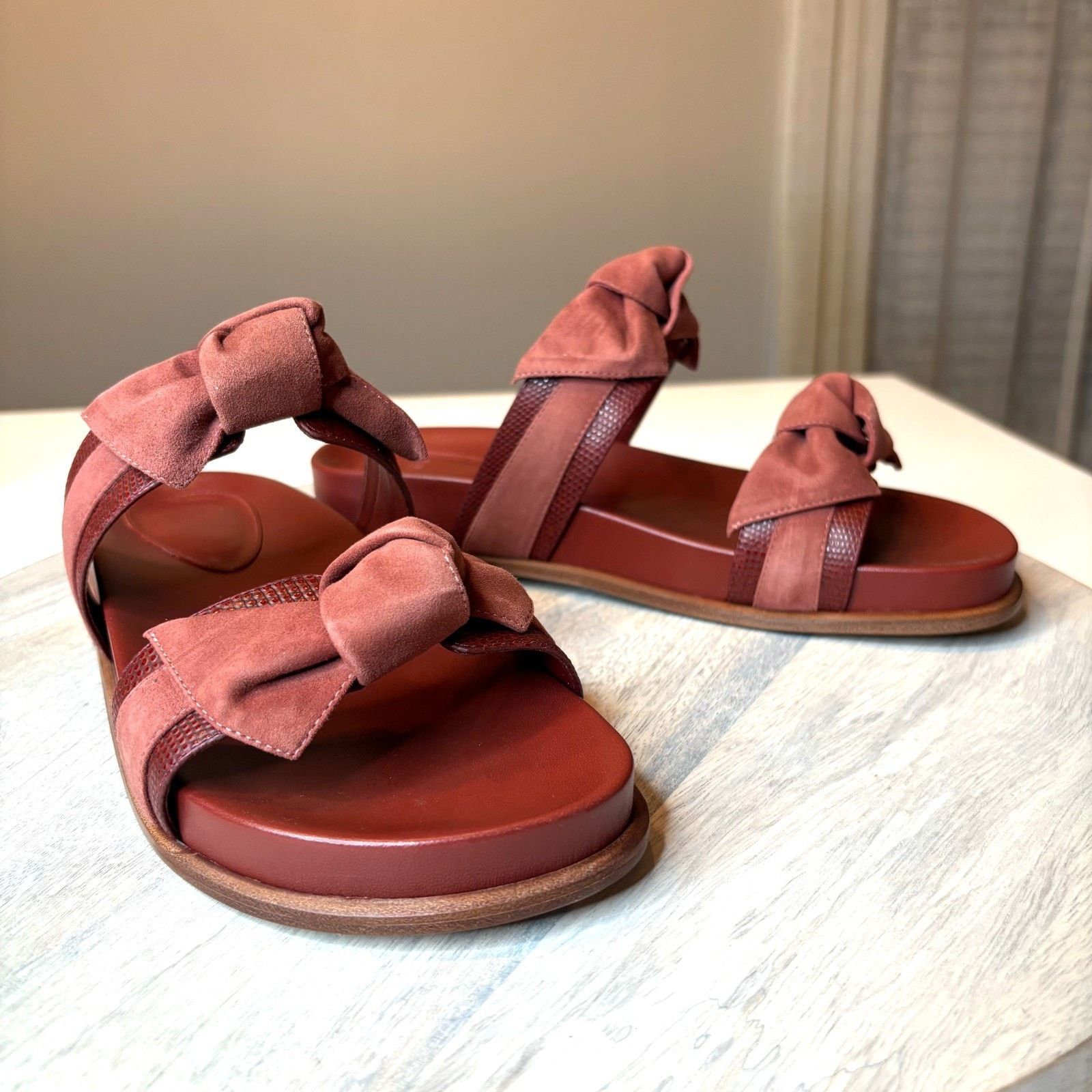 Alexandre Birman Alexandre Birman Maxi Clarita Sandals Red Bow Women's US 9.5 Size US 9.5 / IT 39.5 - 4 Thumbnail