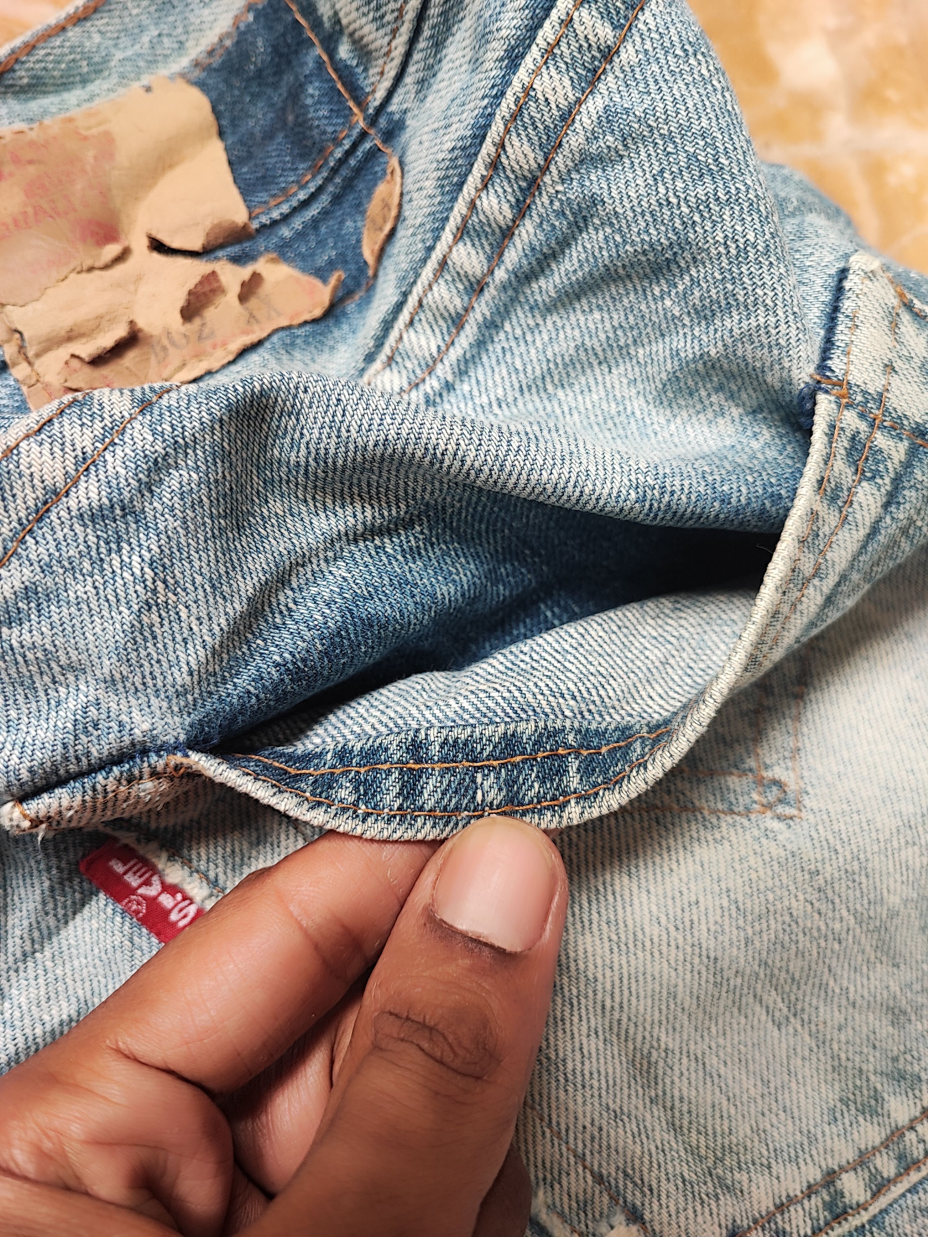 Levi's Vintage Clothing Levi's 502 Big E Redline Selvedge 1992 Jeans Size US 30 / EU 46 - 16 Thumbnail