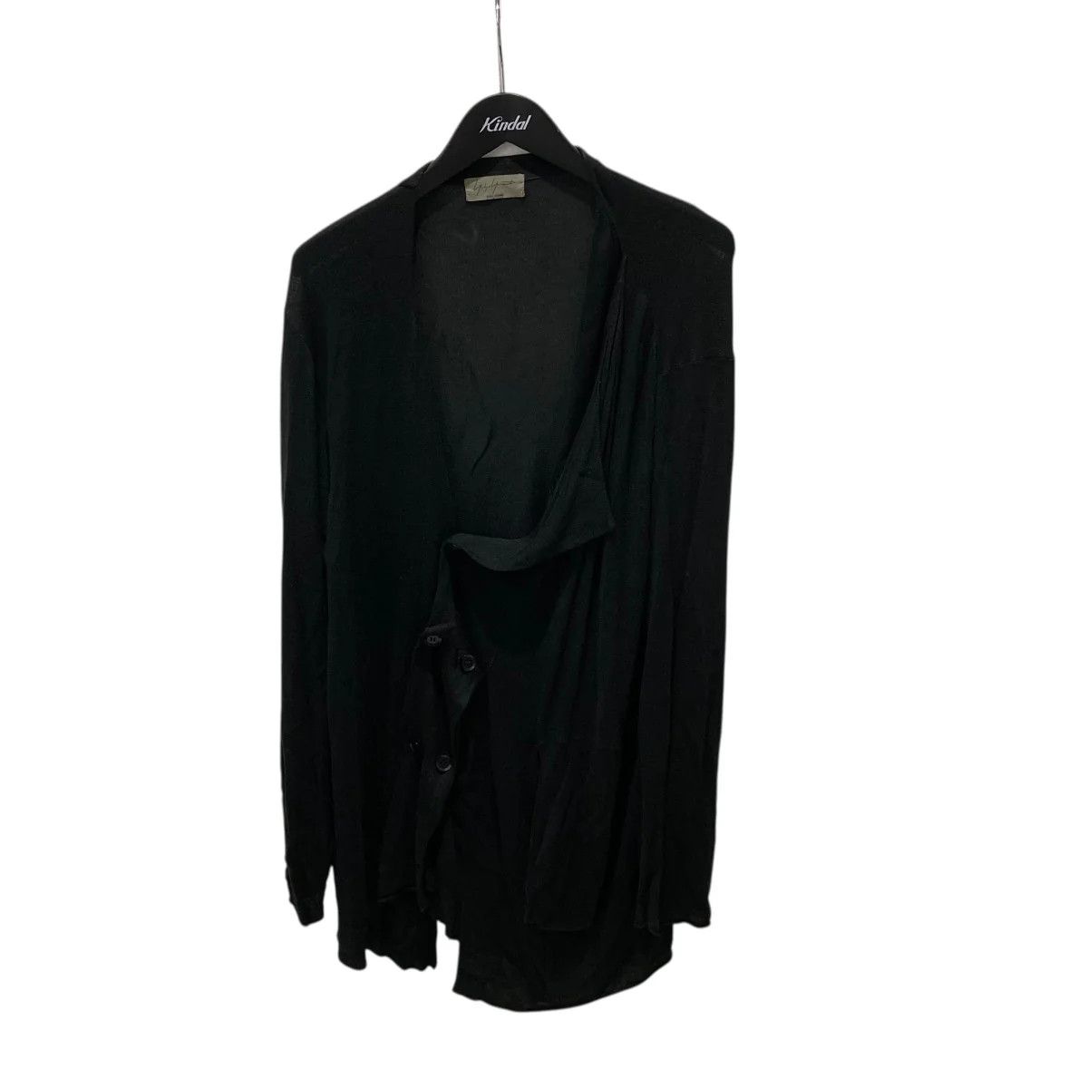 Yohji Yamamoto Yohji Yamamoto pour homme Rayon silk knit cardigan Size US L / EU 52-54 / 3 - 1 Thumbnail