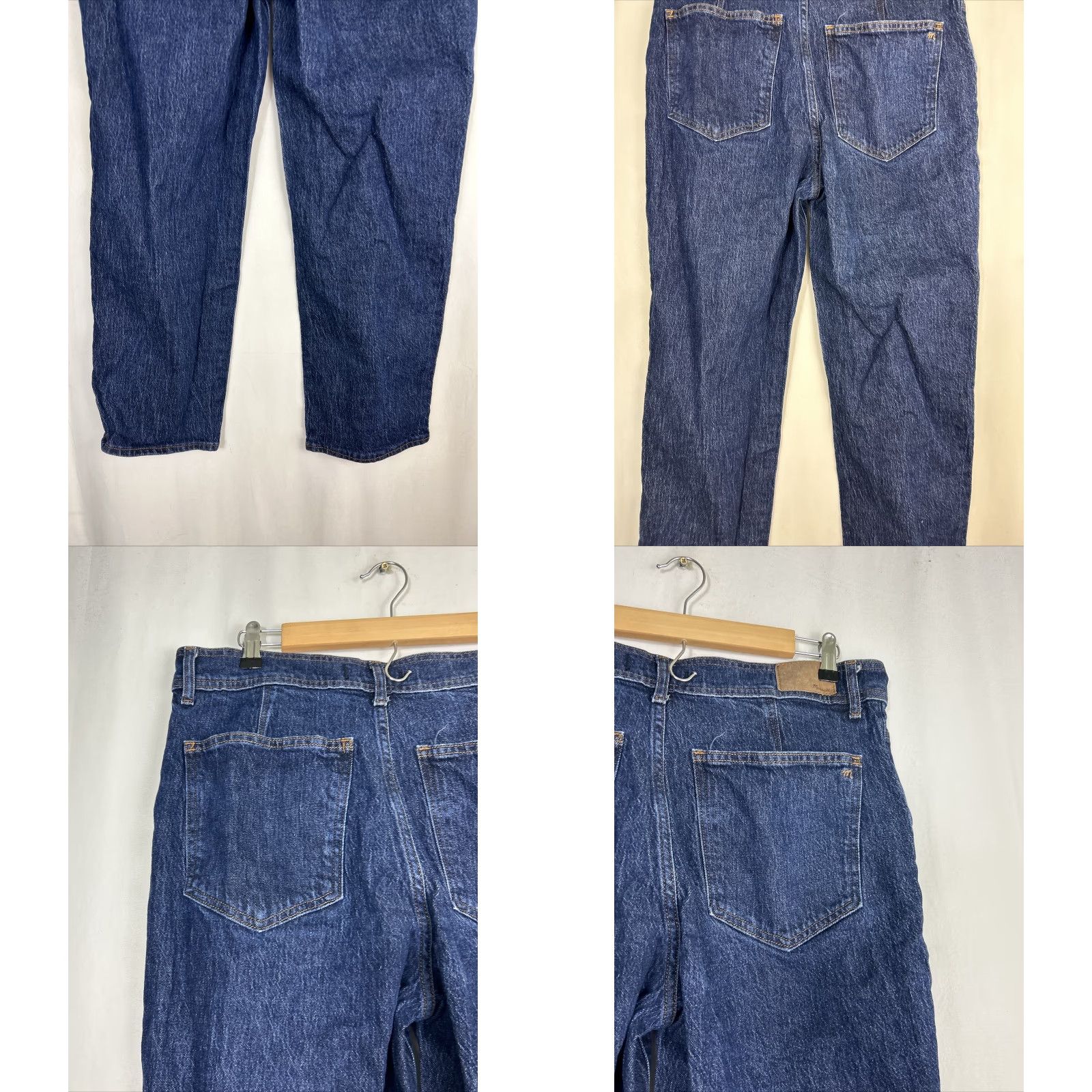 Madewell Madewell Jeans Women's Slim 5-Pocket Denim Dark Blue Fade Stretch 36x28 Adult Regular 32 Color Blue Size 24" / US 00 / IT 34 - 8 Thumbnail