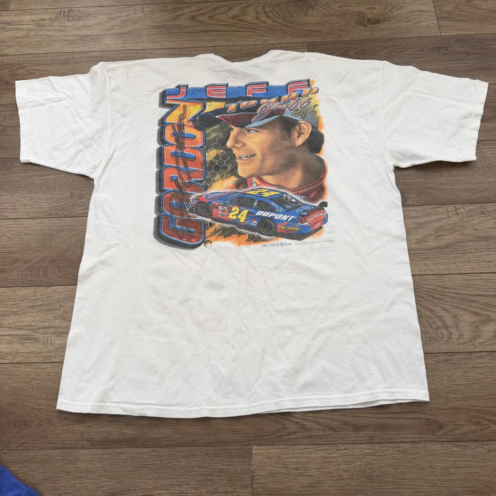 Chase Authentics Vintage Jeff Gordon Y2K NASCAR Racing Double Sided Shirt 2XL Size US XXL / EU 58 / 5 - 2 Thumbnail