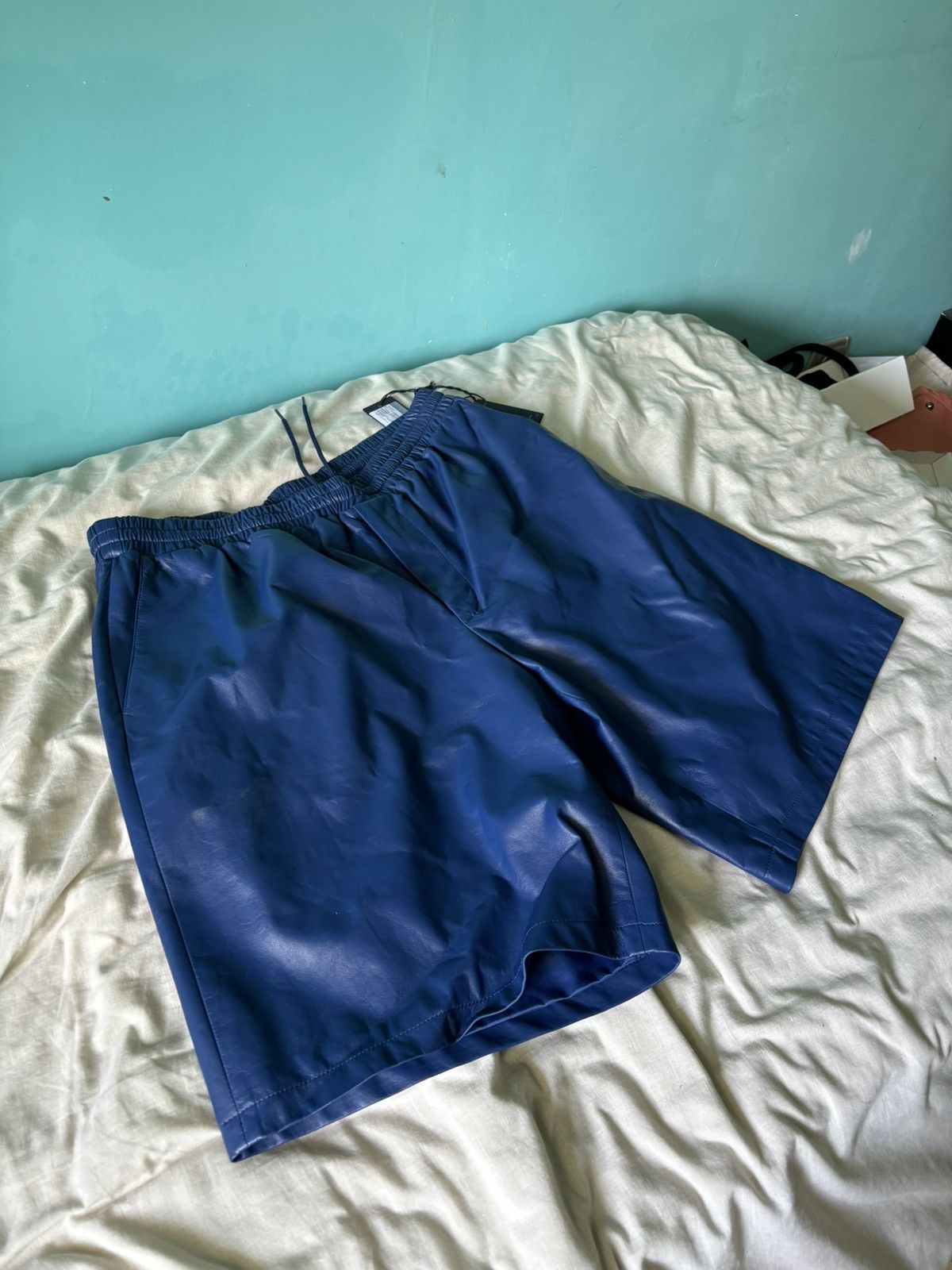 Prada Prada leather logo short Size US 44 / EU 60 - 6 Thumbnail