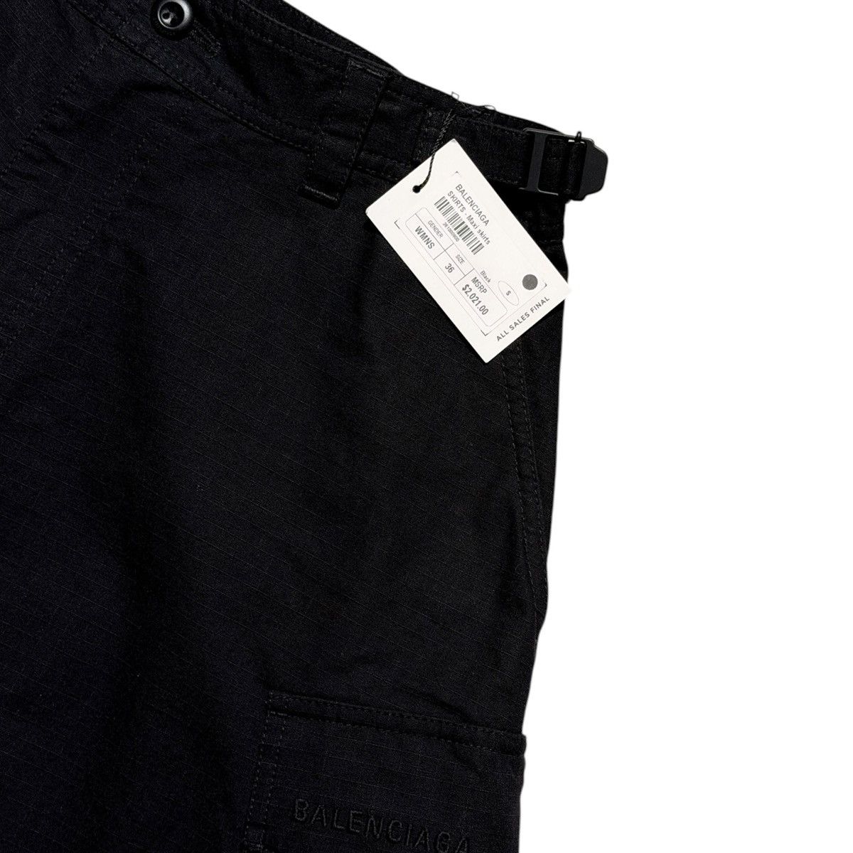 Balenciaga 3-in-1 ripstop cargo maxi skirt Size 28" / US 6 / IT 42 - 2 Thumbnail