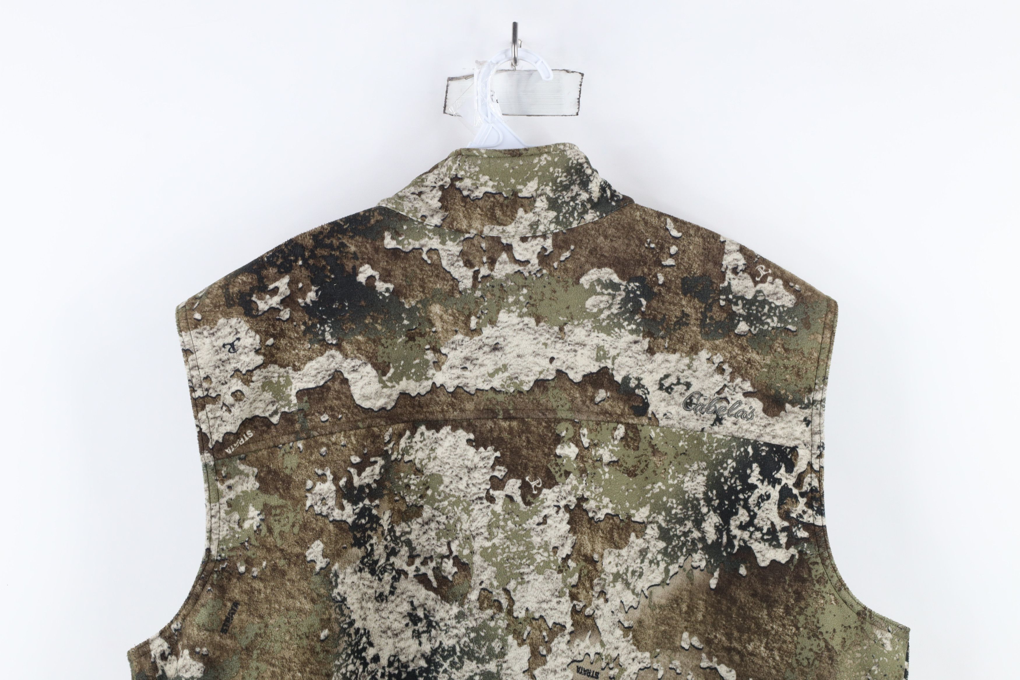 Cabelas × Vintage Vintage Cabelas Camouflage Chamois Soft Cloth Vest Jacket Size US XXL / EU 58 / 5 - 12 Thumbnail