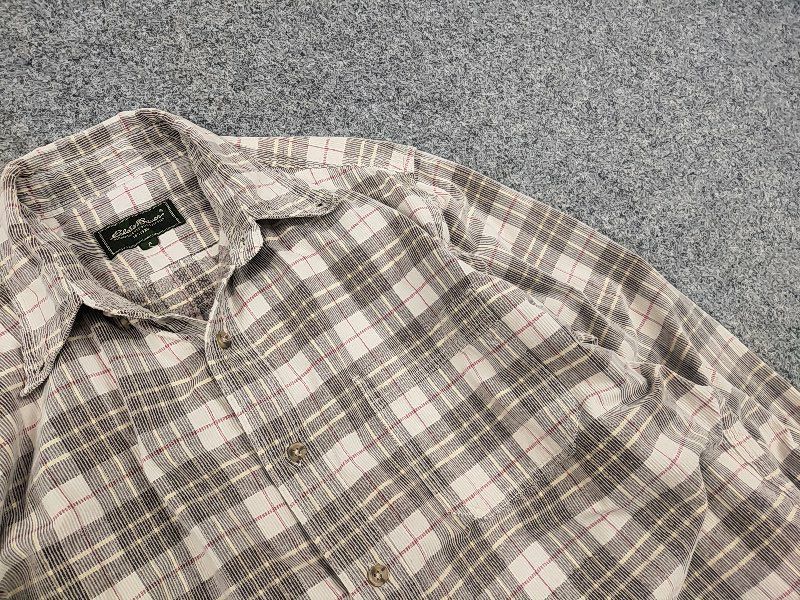 Eddie Bauer Vintage eddie bauer usa Japan Design Corduroy Check Shirt Size US S / EU 44-46 / 1 - 7 Thumbnail