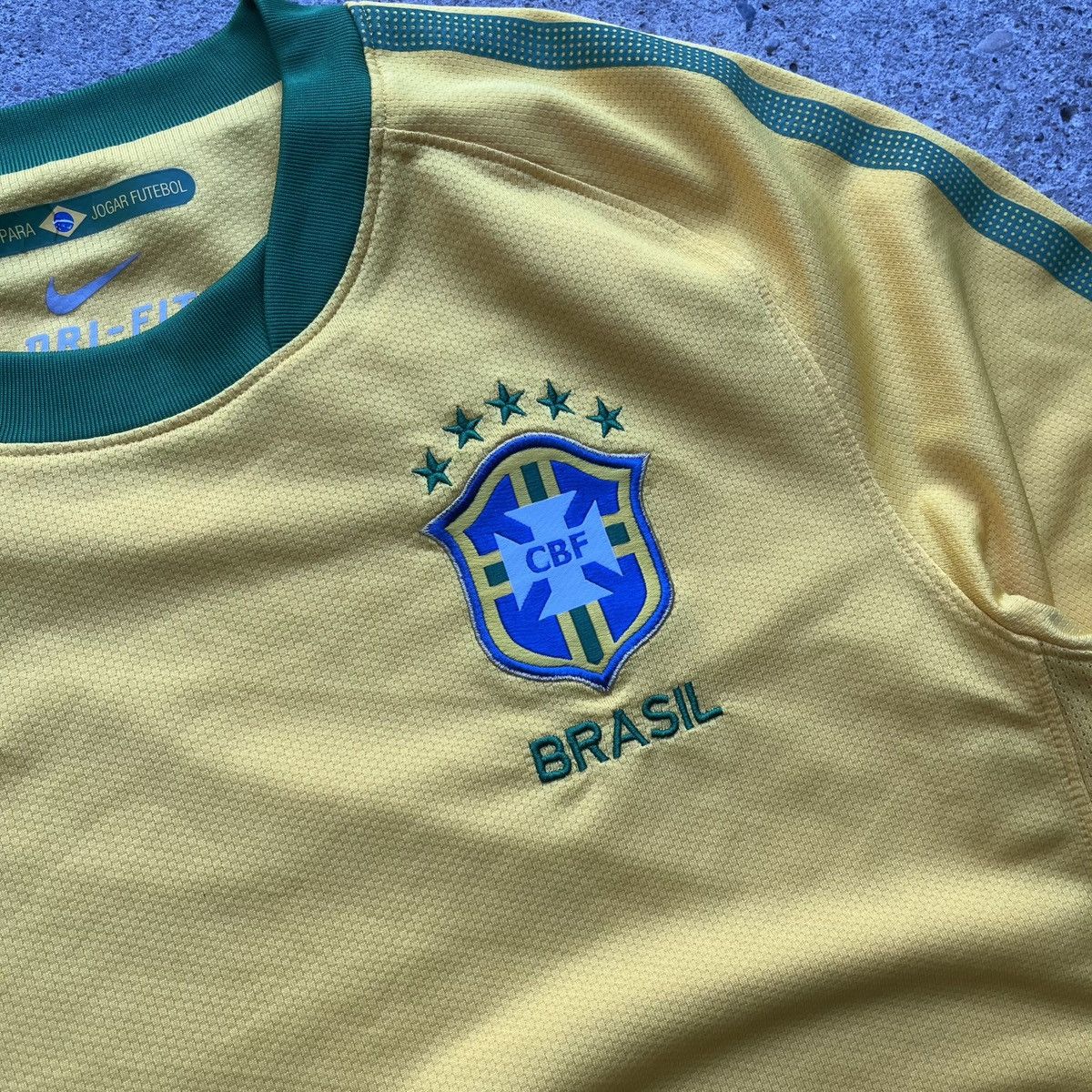 Nike Nike Home 2010-2011 Jersey yellow rare vintage Size US S / EU 44-46 / 1 - 5 Thumbnail
