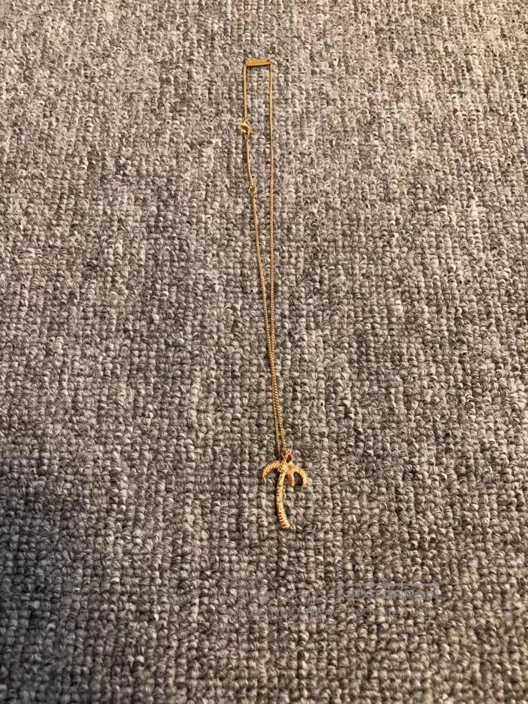 Saint Laurent Paris Saint Laurent SLP 16SS Gold Palm Necklace. Size ONE SIZE - 1 Thumbnail
