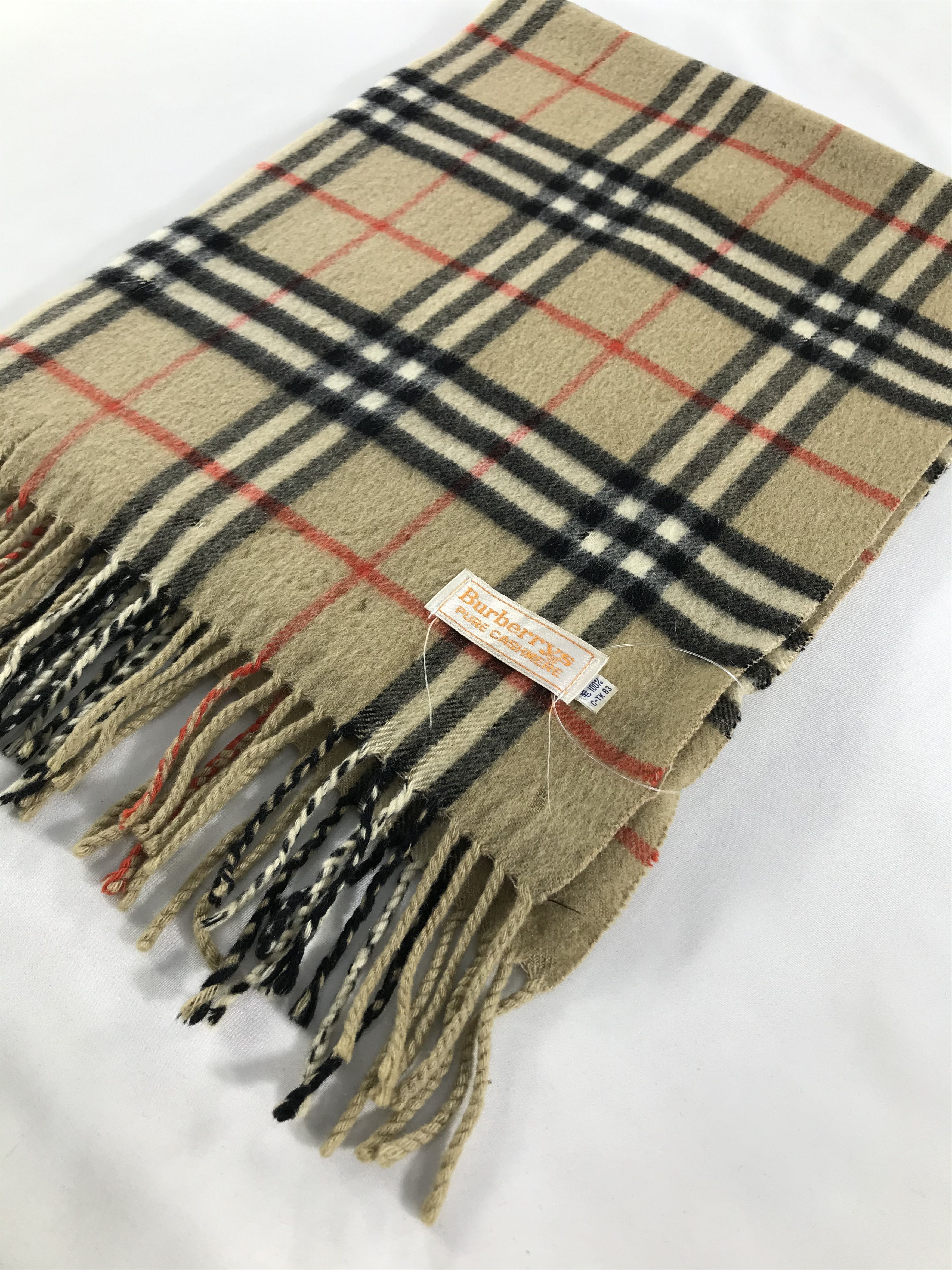 Burberry Vintage Burberry Scarf/Muffler/Neckwear MF1370 Size ONE SIZE - 3 Thumbnail