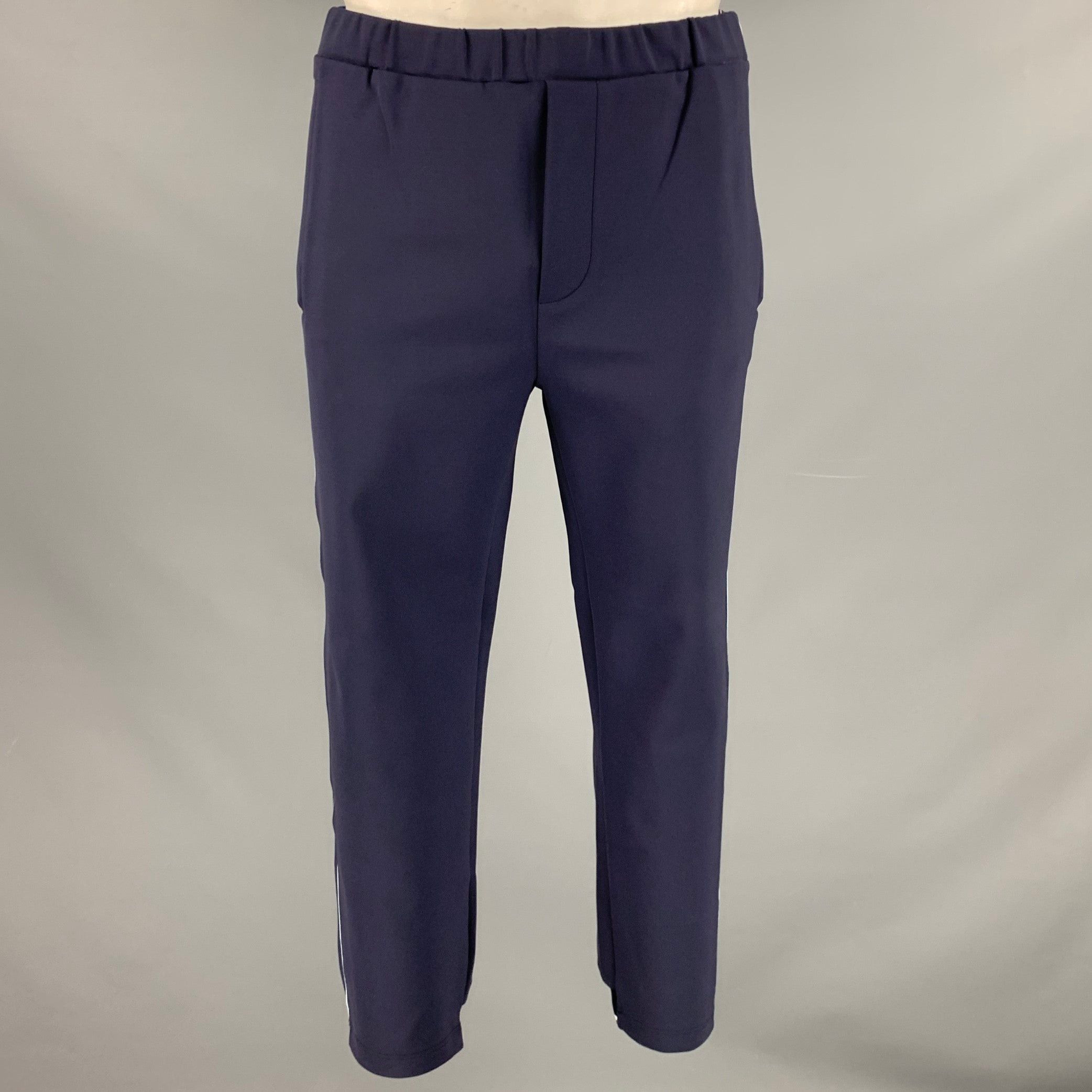 Image of Prada Navy Polyamide Blend Sweatpants Casual Pants, Men's (Size 36)