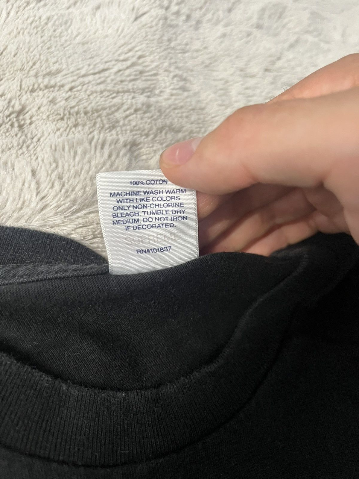Supreme Supreme Hard Goods Tee 'Black' Size US M / EU 48-50 / 2 - 5 Thumbnail