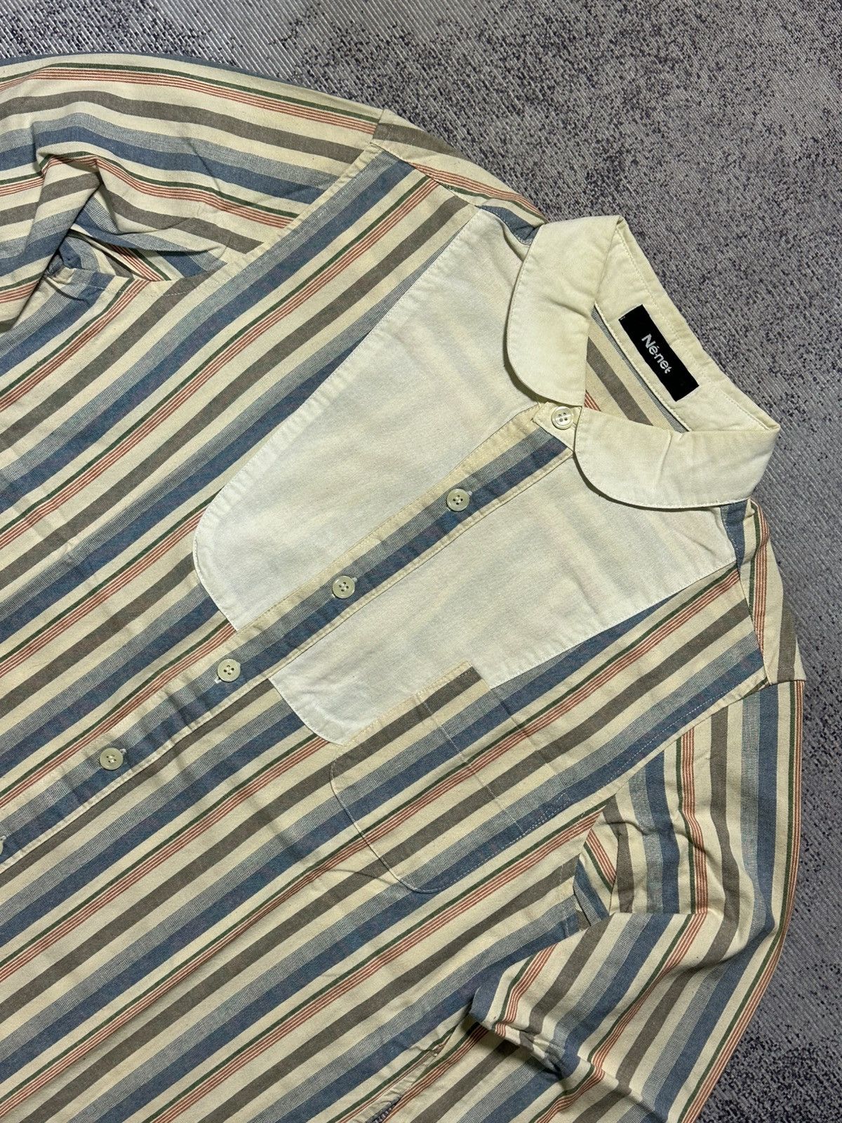 Ne-Net Ne-Net Stripe Longsleeve Shirt Size US M / EU 48-50 / 2 - 3 Thumbnail