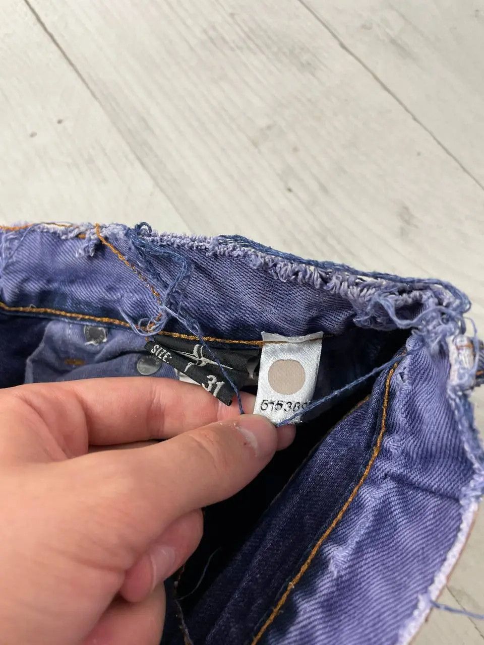 Stone Island Vintage Stone Island Denim Jeans 90s Distrissed Faded Y2K Size US 31 - 8 Thumbnail