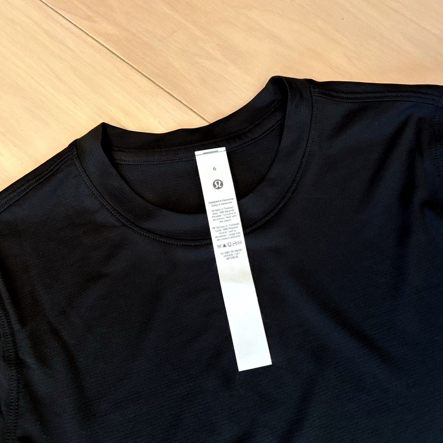 Lululemon Lululemon Ultralight Long-Sleeve Shirt Black Women's 6 Athleisure Sports Dance Size M / US 6-8 / IT 42-44 - 4 Thumbnail