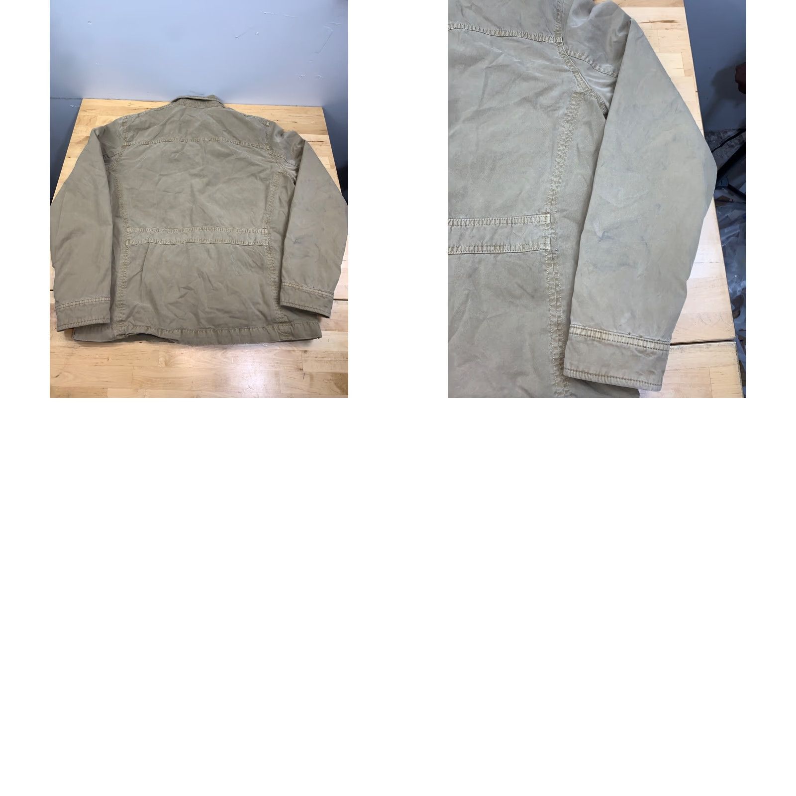 Lucky Brand Lucky Brand Utility Jacket Womens L Tan Casual Pockets Button Zip10088 Size L / US 10 / IT 46 - 9 Thumbnail