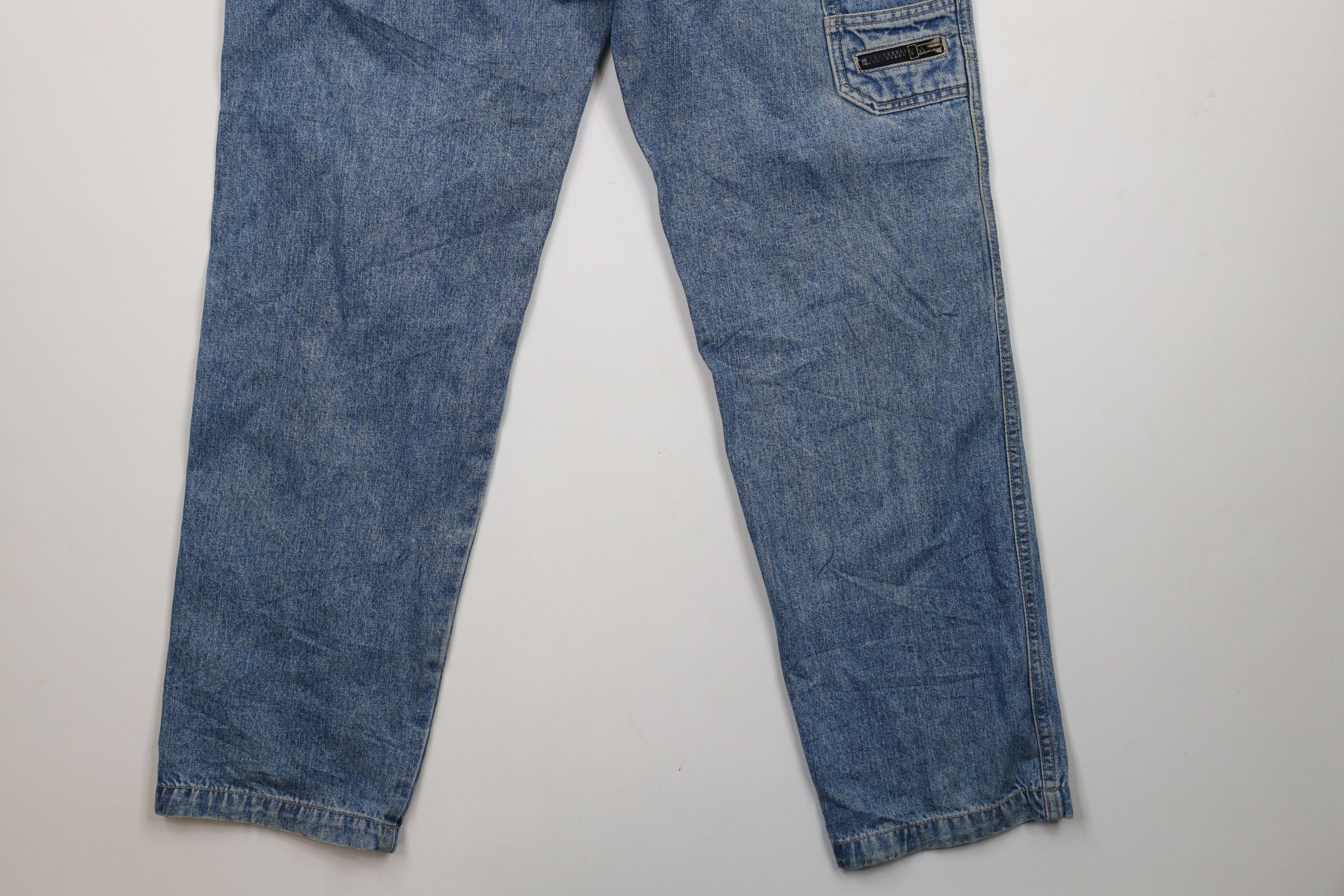 Vintage Vintage 90s Y2K Streetwear Baggy Fit Dungaree Denim Jeans Size US 30 / EU 46 - 13 Thumbnail
