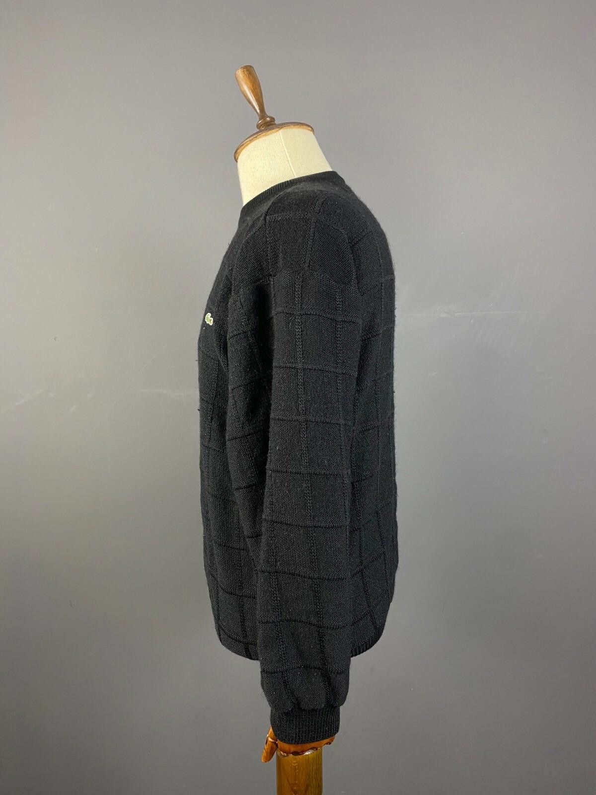 Lacoste Lacoste Black Wool Knit Sweater Size FR 7 / US 2XL Size US XL / EU 56 / 4 - 5 Thumbnail