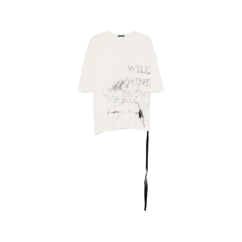 Ann Demeulemeester NEUTRALS T-Shirts & Vests - T-Shirts