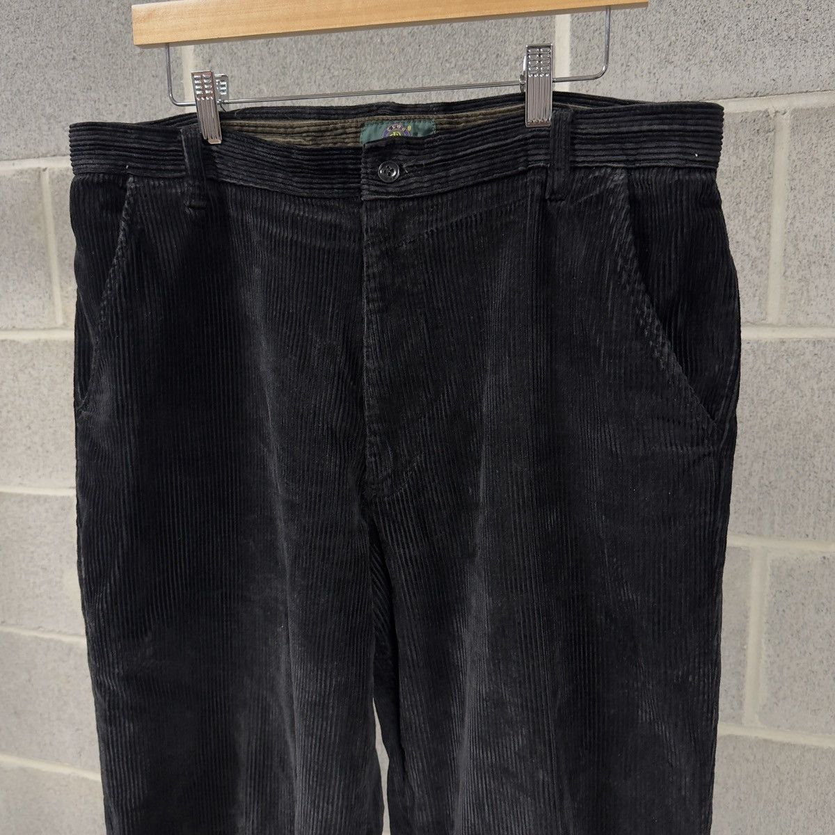 Vintage Vintage Black Corduroy Baggy Wide Leg Pants ERD Grunge Size US 36 / EU 52 - 3 Thumbnail