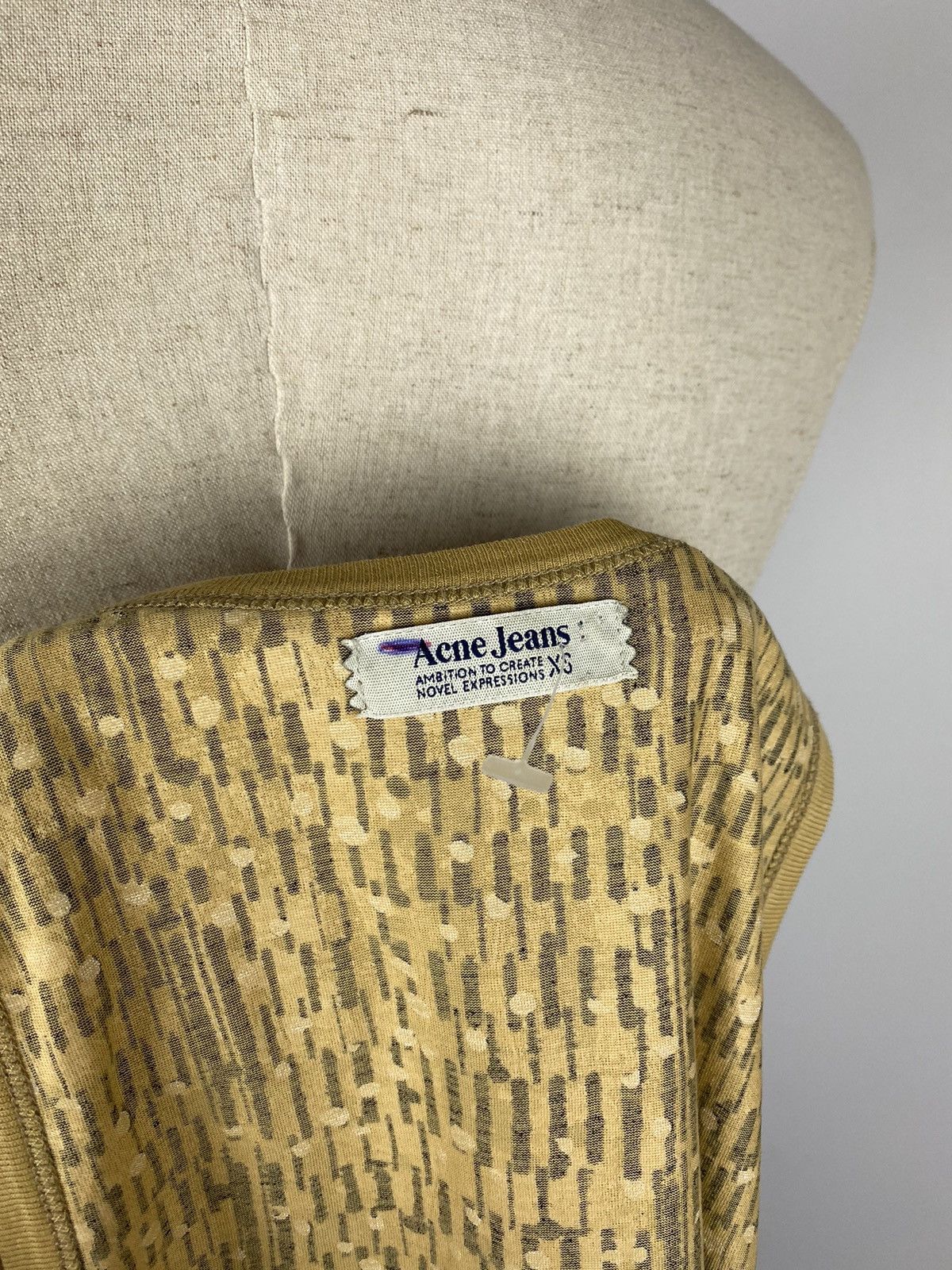 Acne Studios Acne Jeans ladies patterned body vest sleeveless tank top Size XS / US 0-2 / IT 36-38 - 10 Thumbnail