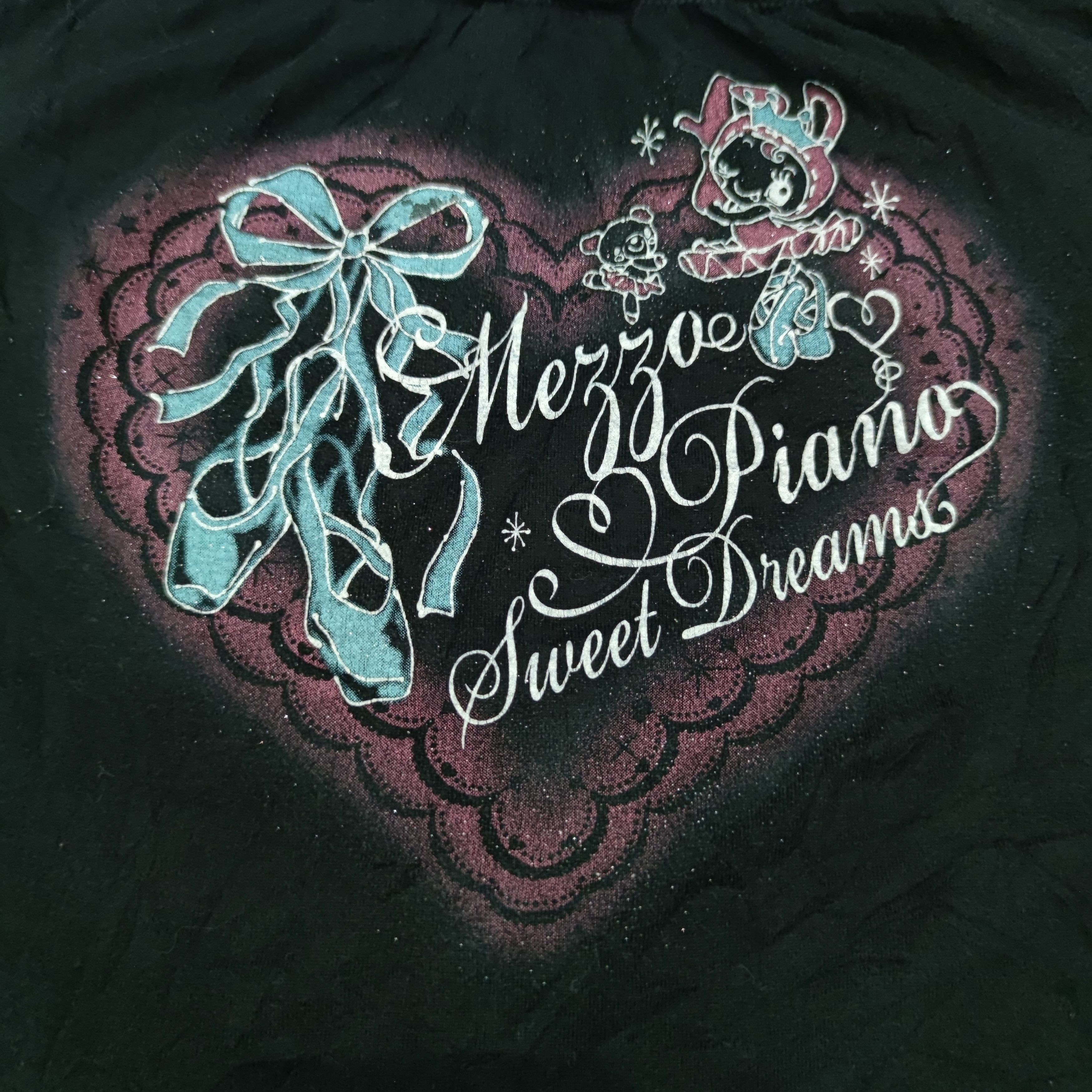 Angel Blue × Hysteric Glamour × Japanese Brand 2000s Mezzo Piano Sweet Dreams Baby Tank Top Size M / US 6-8 / IT 42-44 - 2 Thumbnail